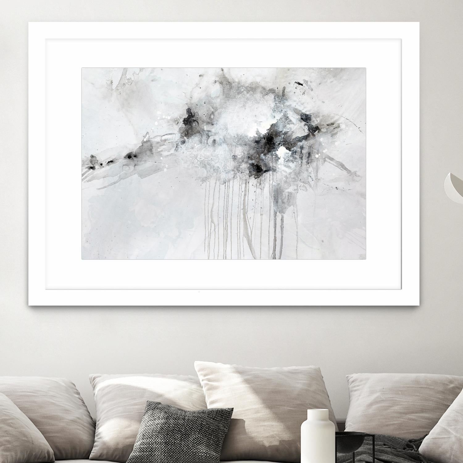 Silent Explosion by Daleno Art on GIANT ART - blue abstract abstrait