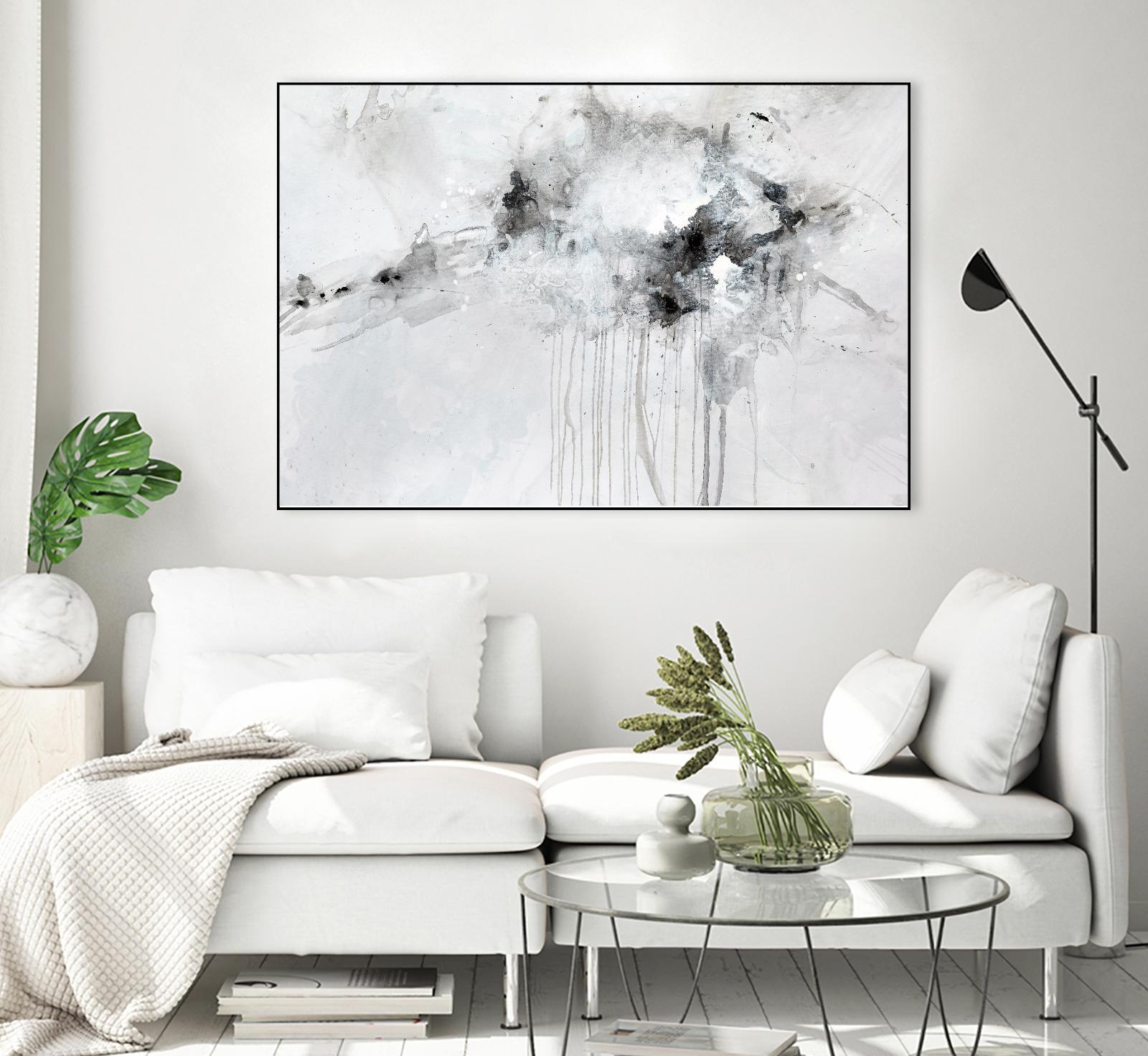 Silent Explosion by Daleno Art on GIANT ART - blue abstract abstrait