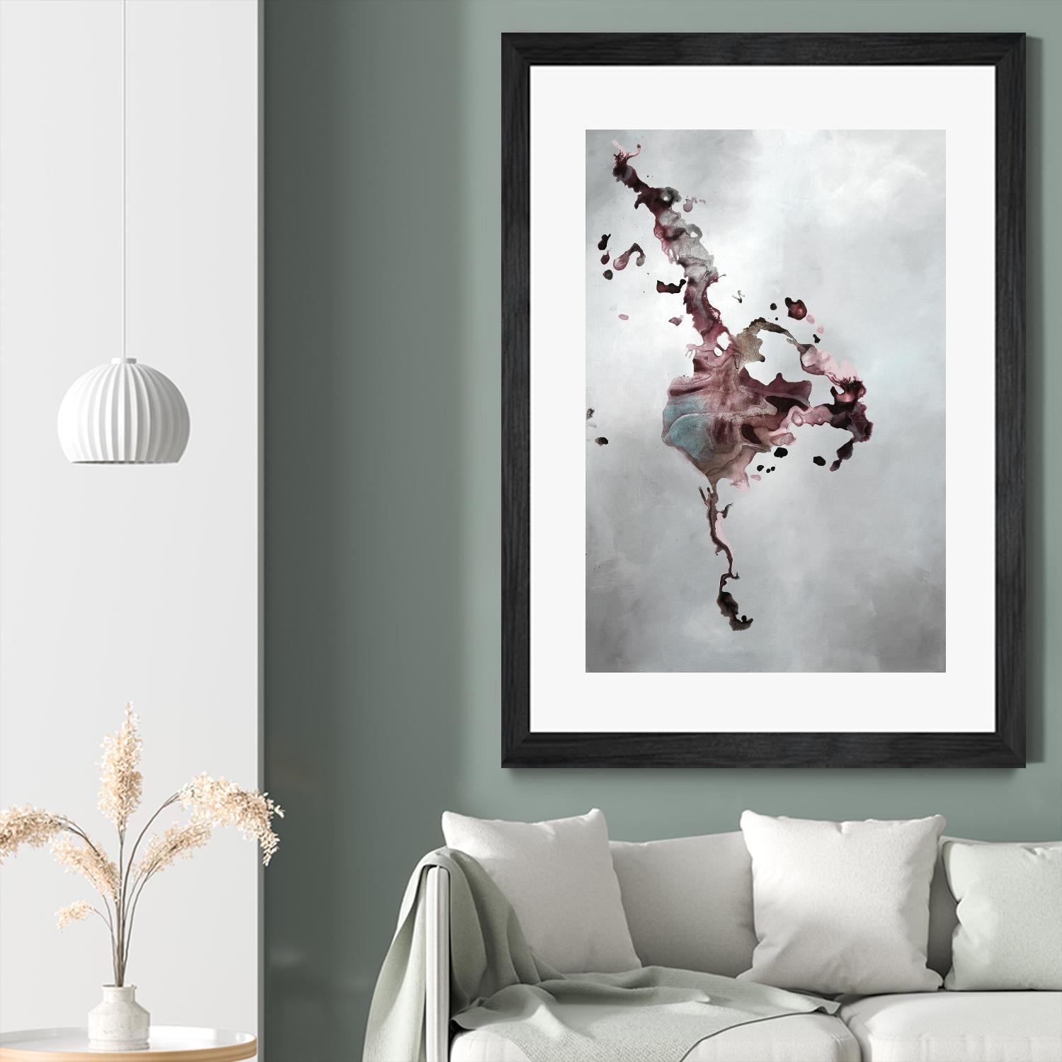 Welcomed Disturbance II by Daleno Art on GIANT ART - pink  abstract abstrait