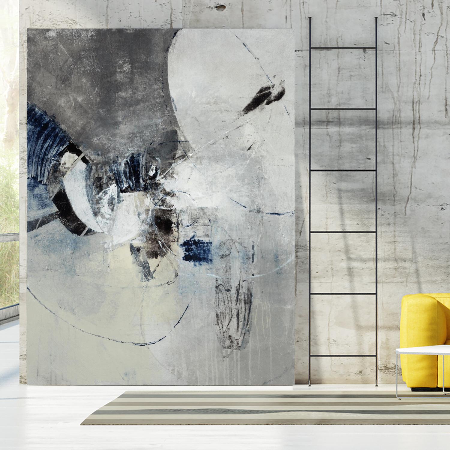 Solid Strike I by Daleno Art on GIANT ART - grey  abstract abstrait