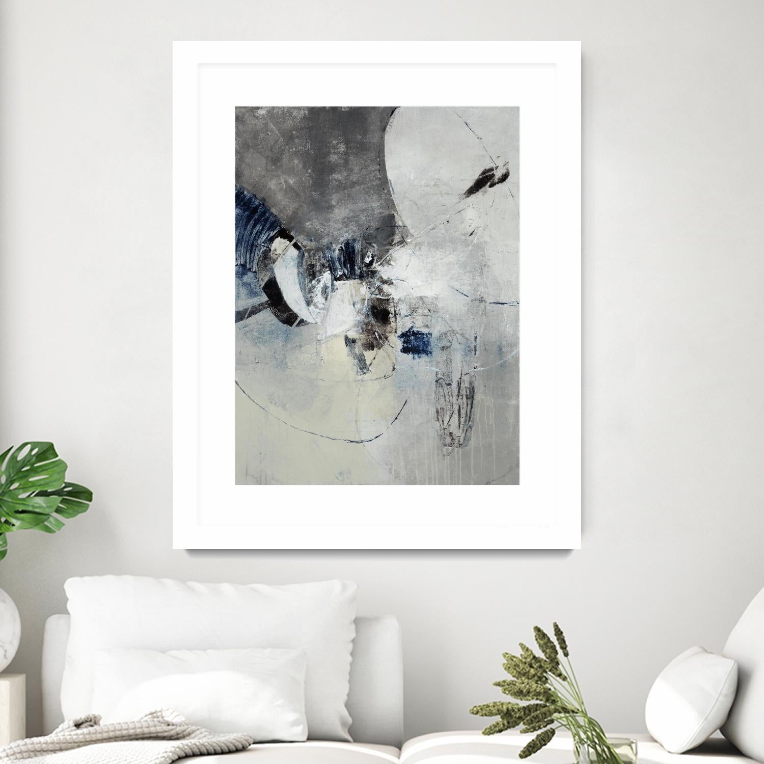 Solid Strike I by Daleno Art on GIANT ART - grey  abstract abstrait