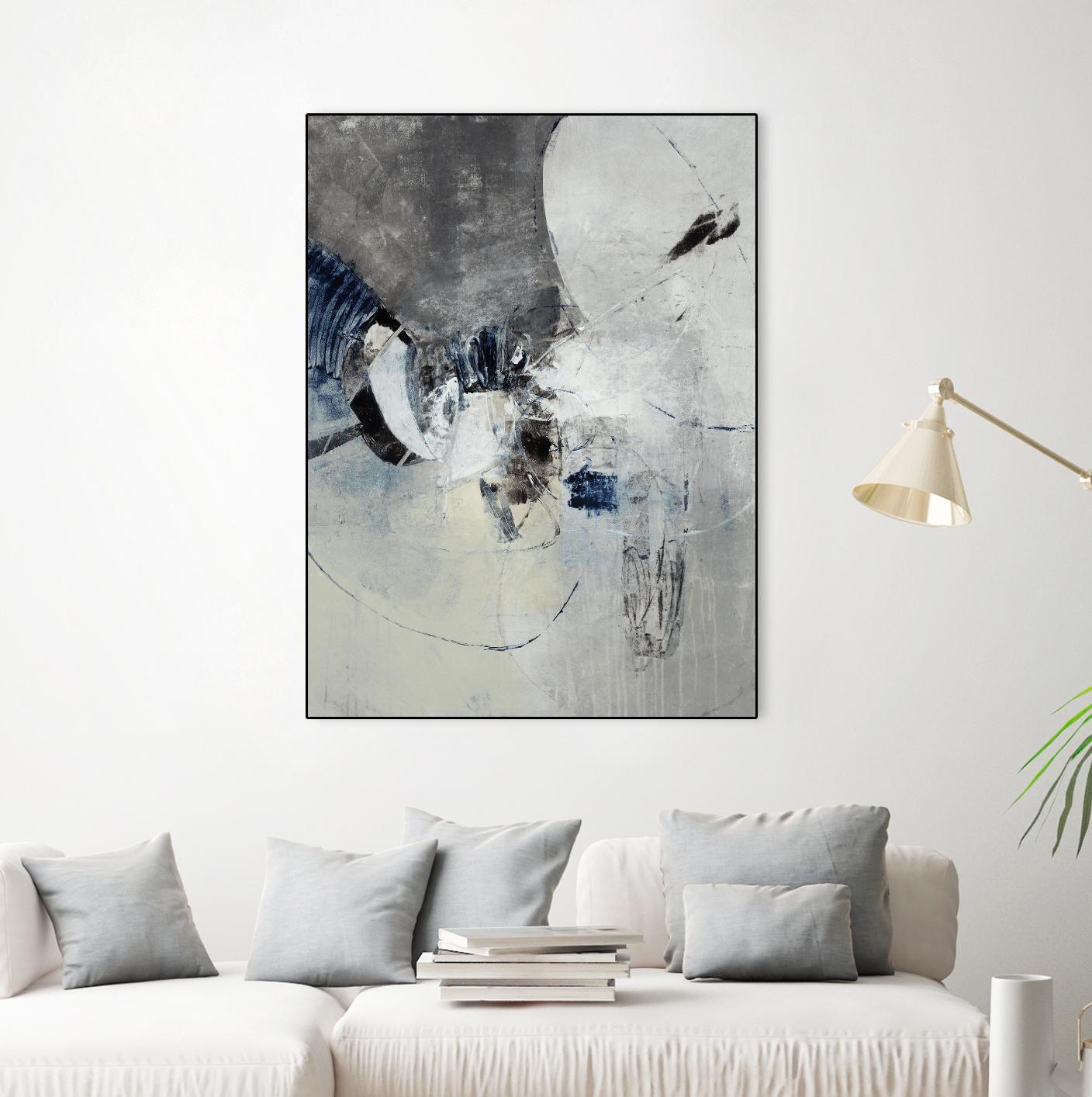 Solid Strike I by Daleno Art on GIANT ART - grey  abstract abstrait