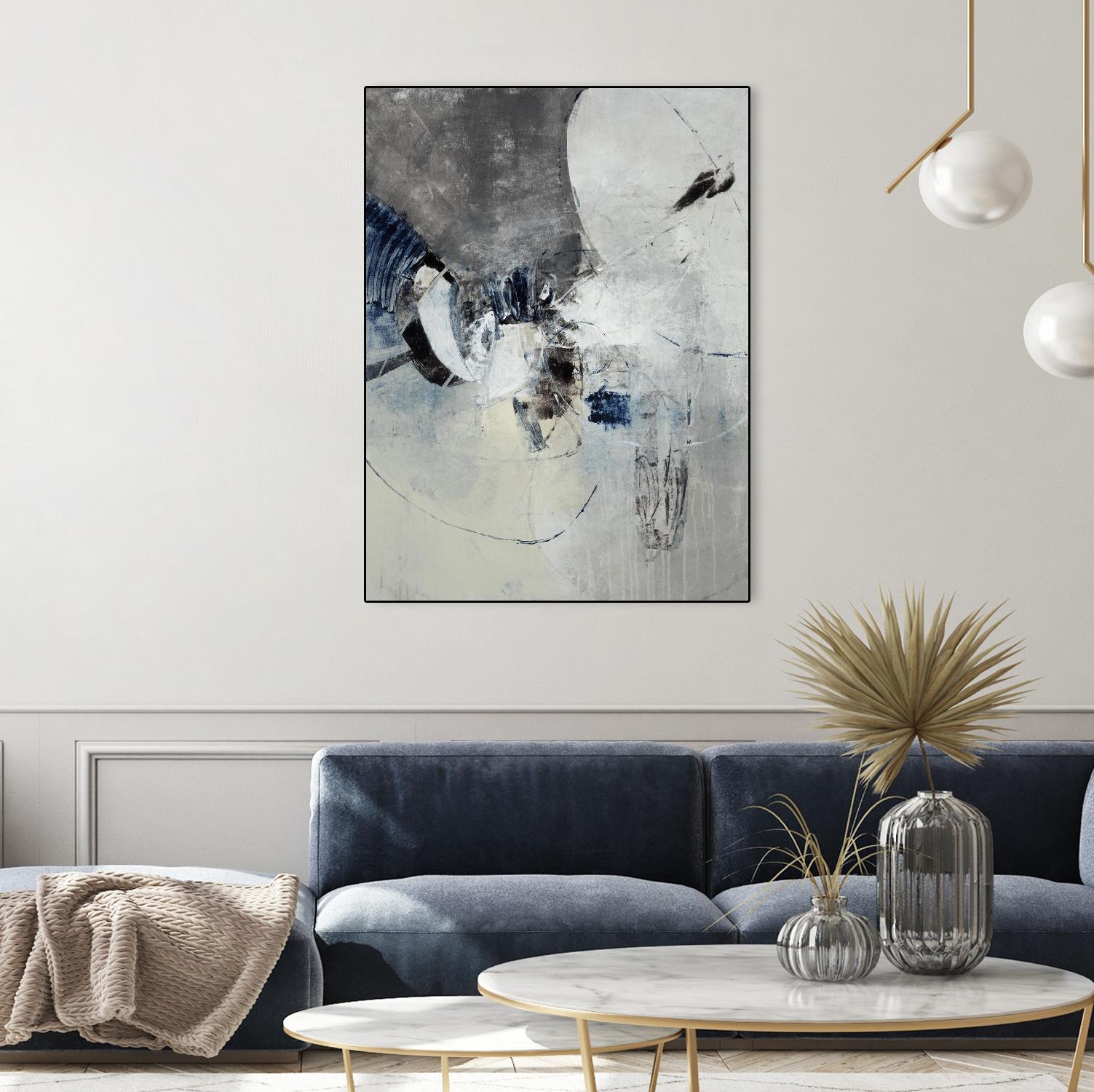 Solid Strike I by Daleno Art on GIANT ART - grey  abstract abstrait