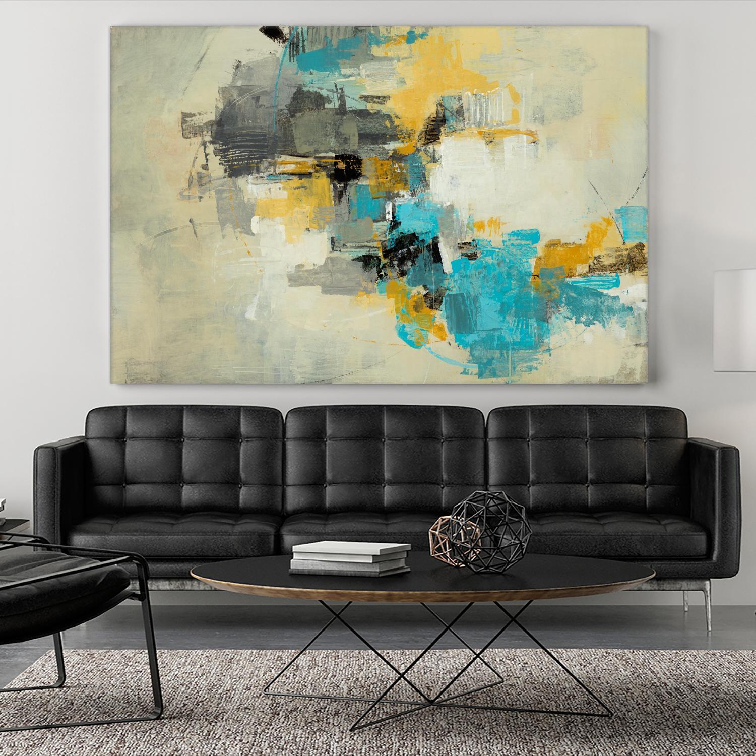 Adrift in Time by Daleno Art on GIANT ART - blue abstract abstrait