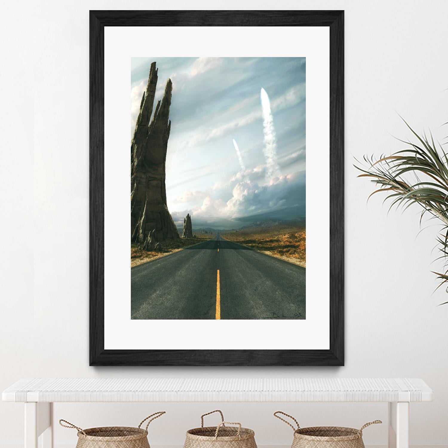 Mission by Stephane Belin on GIANT ART - grey landscape