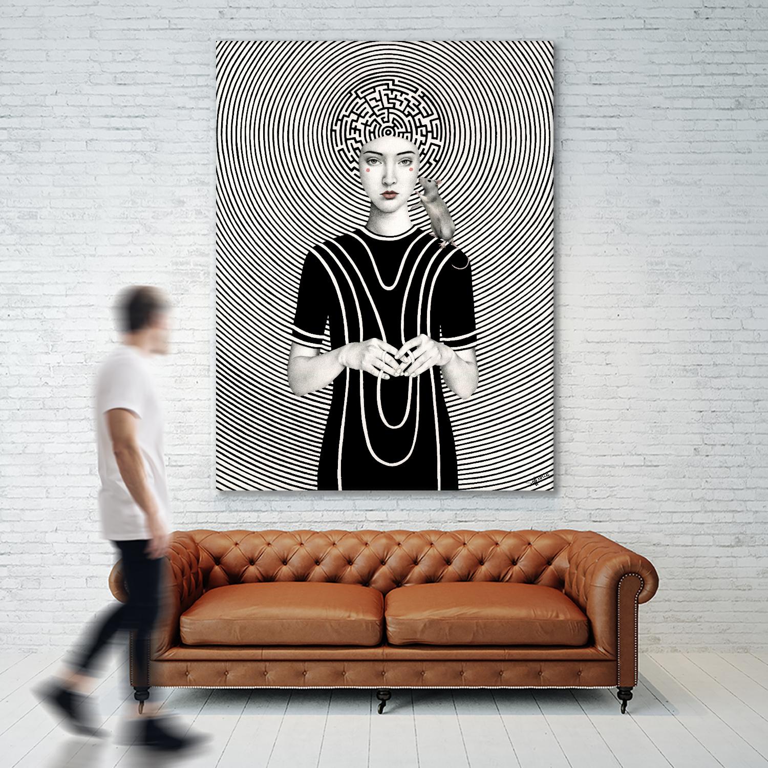 Mara by Sofia Bonati on GIANT ART - white men and women