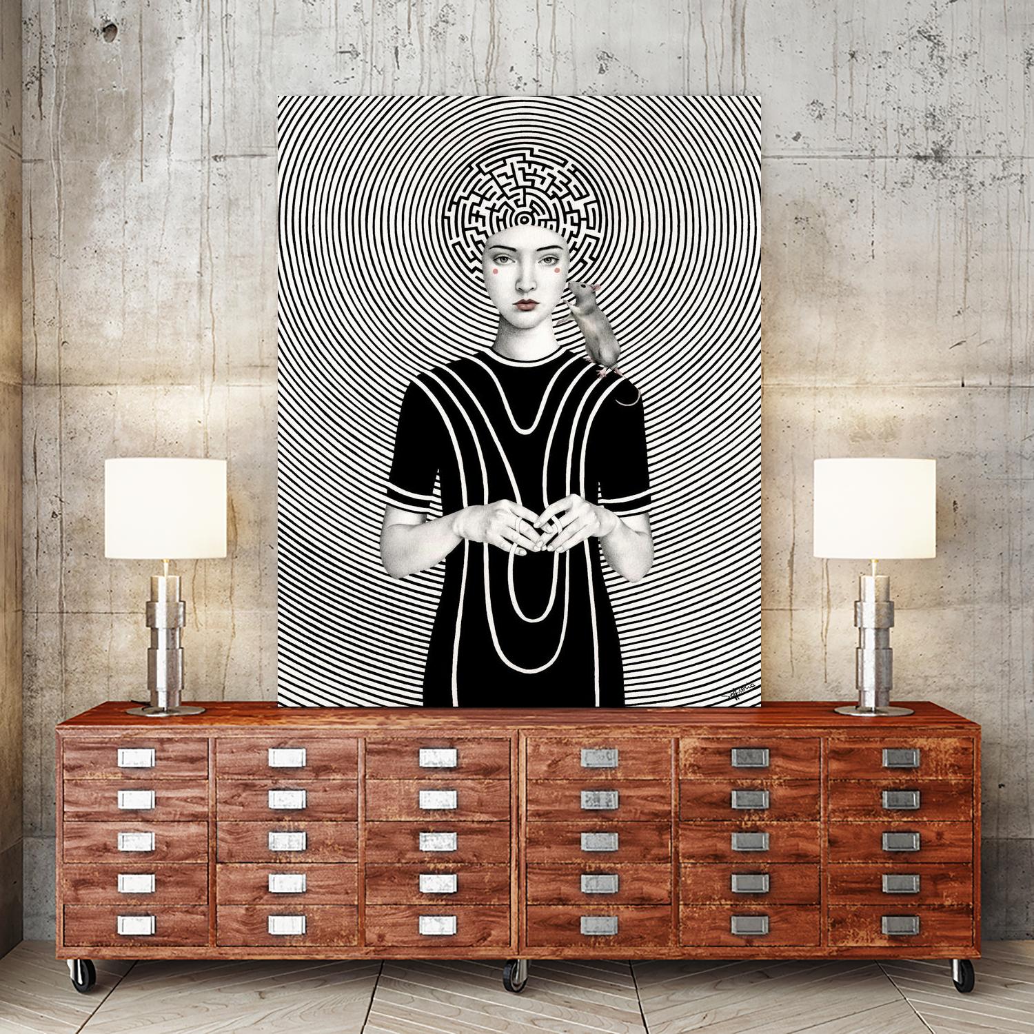 Mara by Sofia Bonati on GIANT ART - white men and women