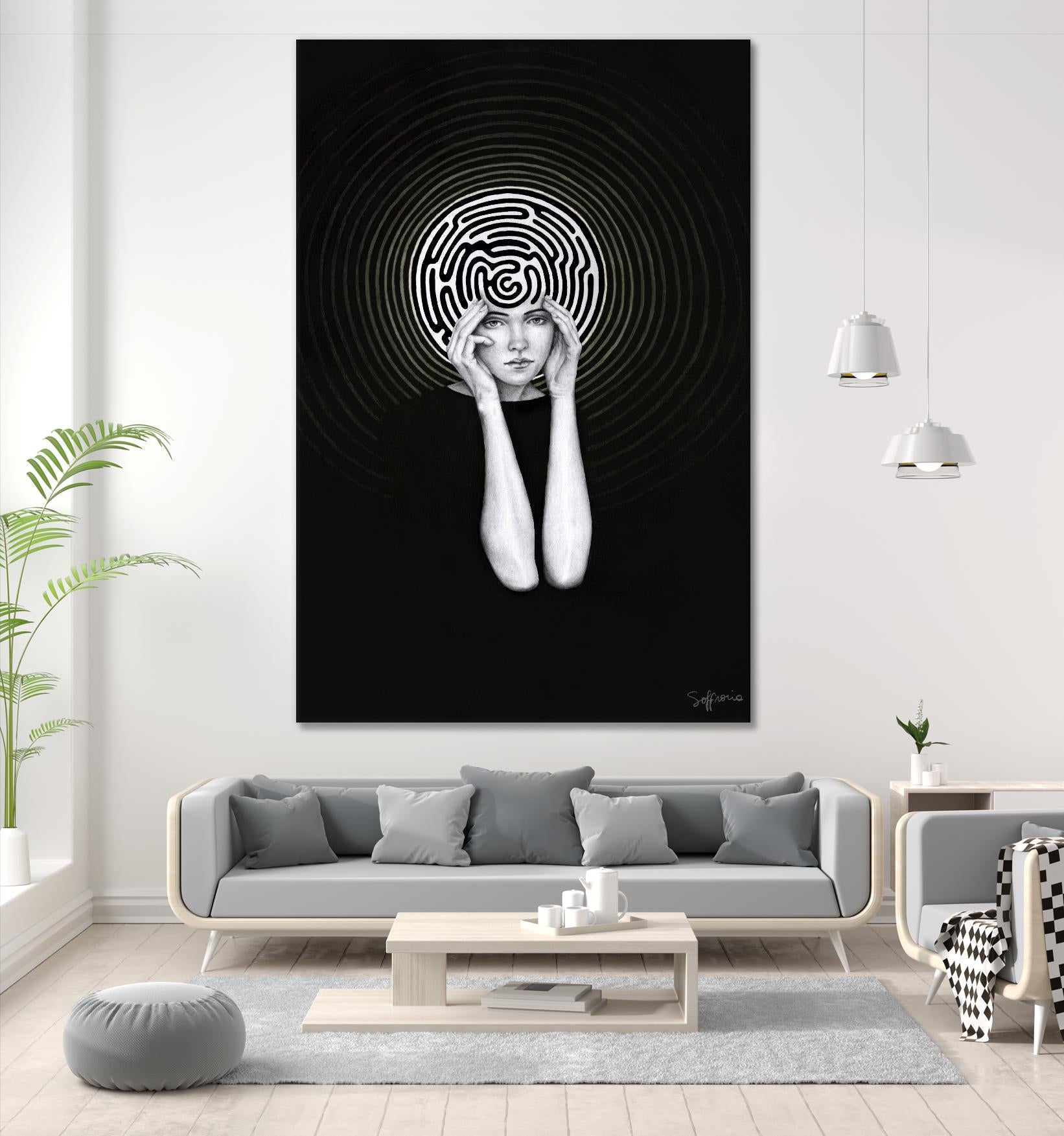 Mauna by Sofia Bonati on GIANT ART - white men and women