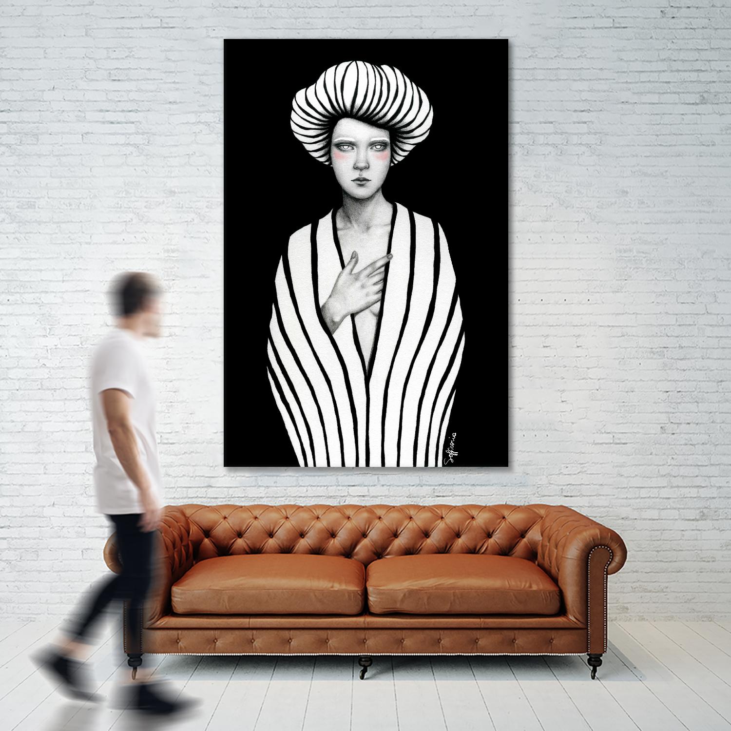 Elaine by Sofia Bonati on GIANT ART - black men and women