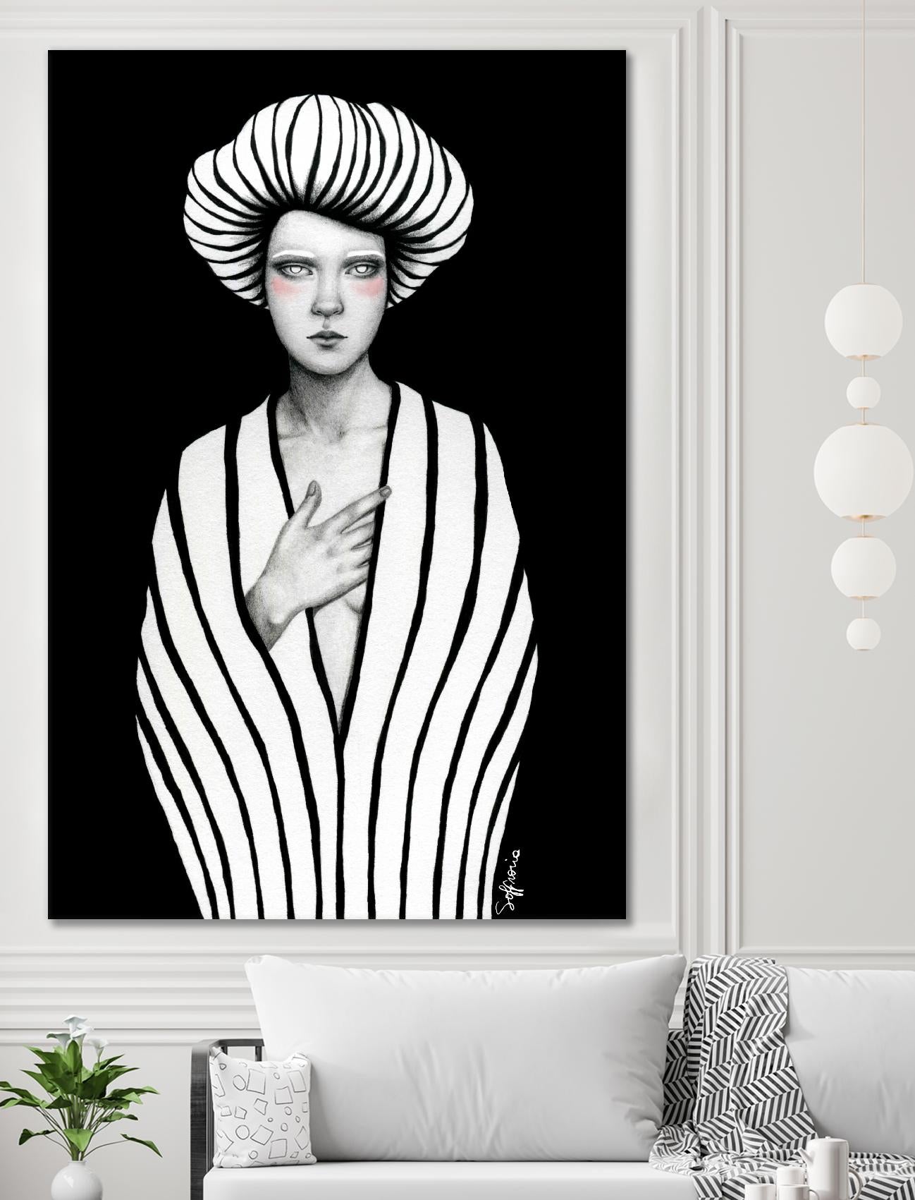 Elaine by Sofia Bonati on GIANT ART - black men and women