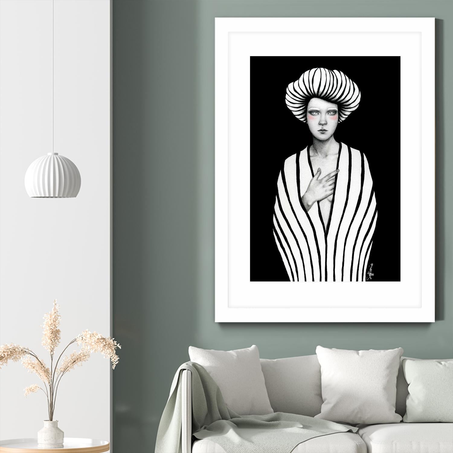 Elaine by Sofia Bonati on GIANT ART - black men and women