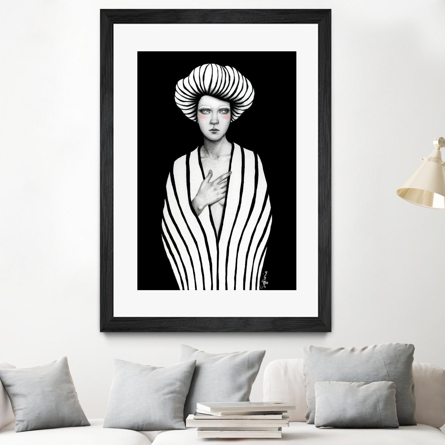 Elaine by Sofia Bonati on GIANT ART - black men and women