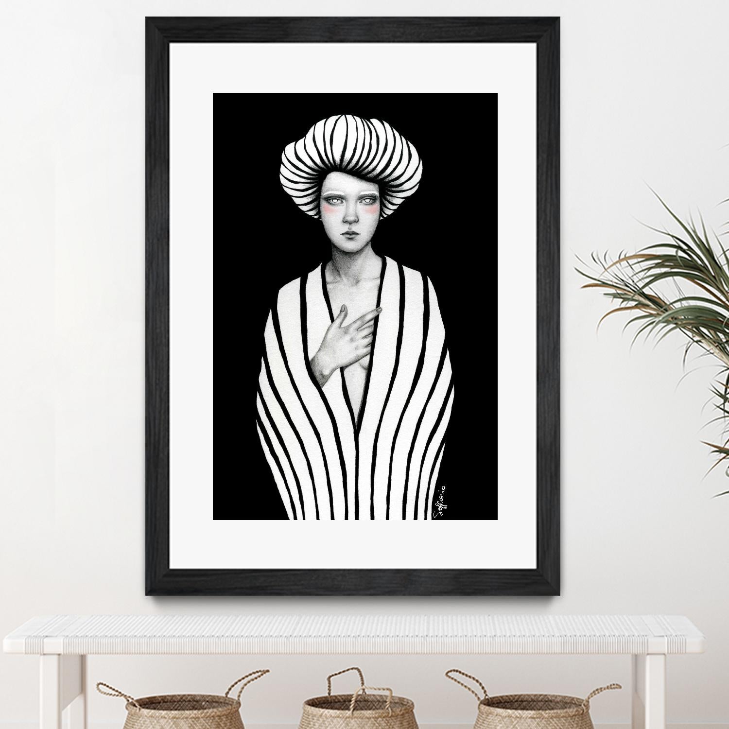 Elaine by Sofia Bonati on GIANT ART - black men and women