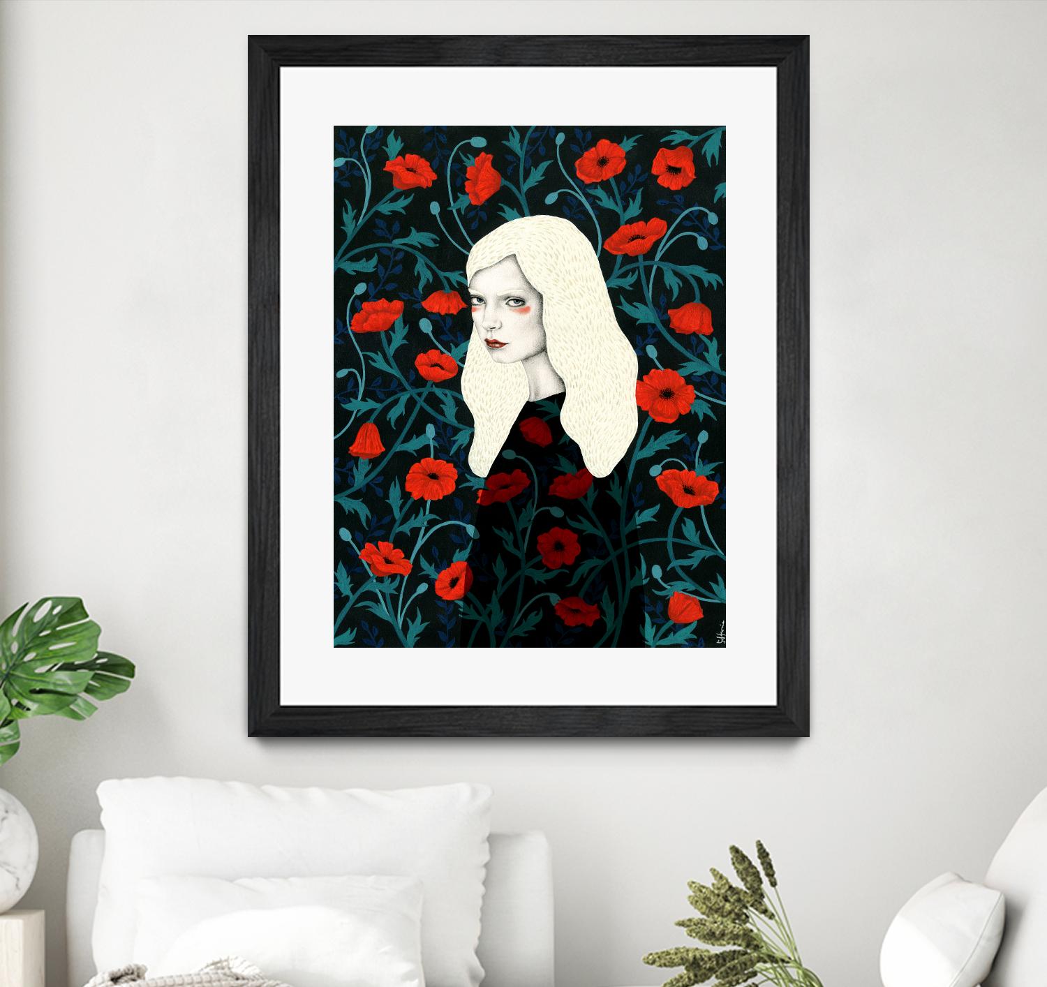 Poppy by Sofia Bonati on GIANT ART - red men and women