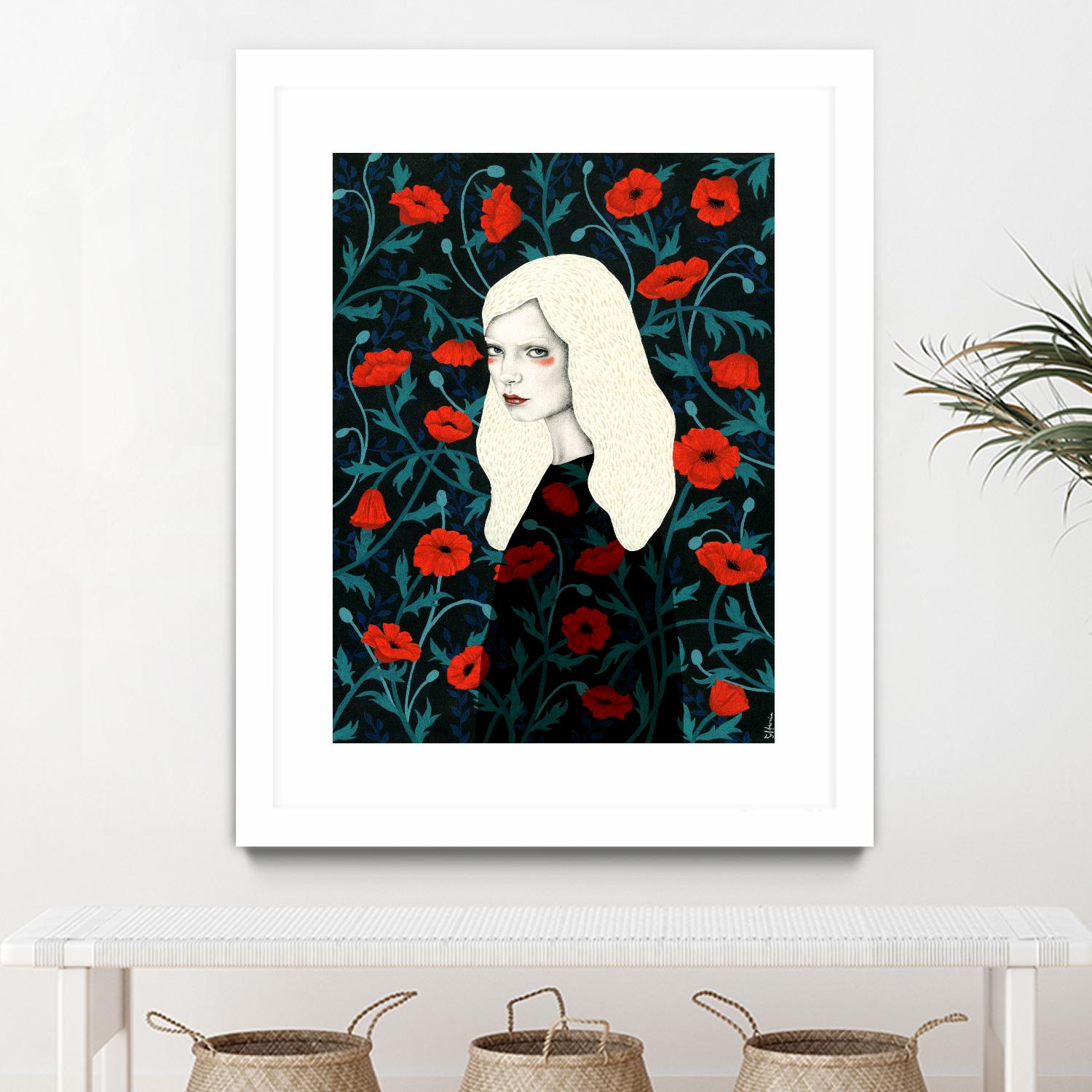 Poppy by Sofia Bonati on GIANT ART - red men and women