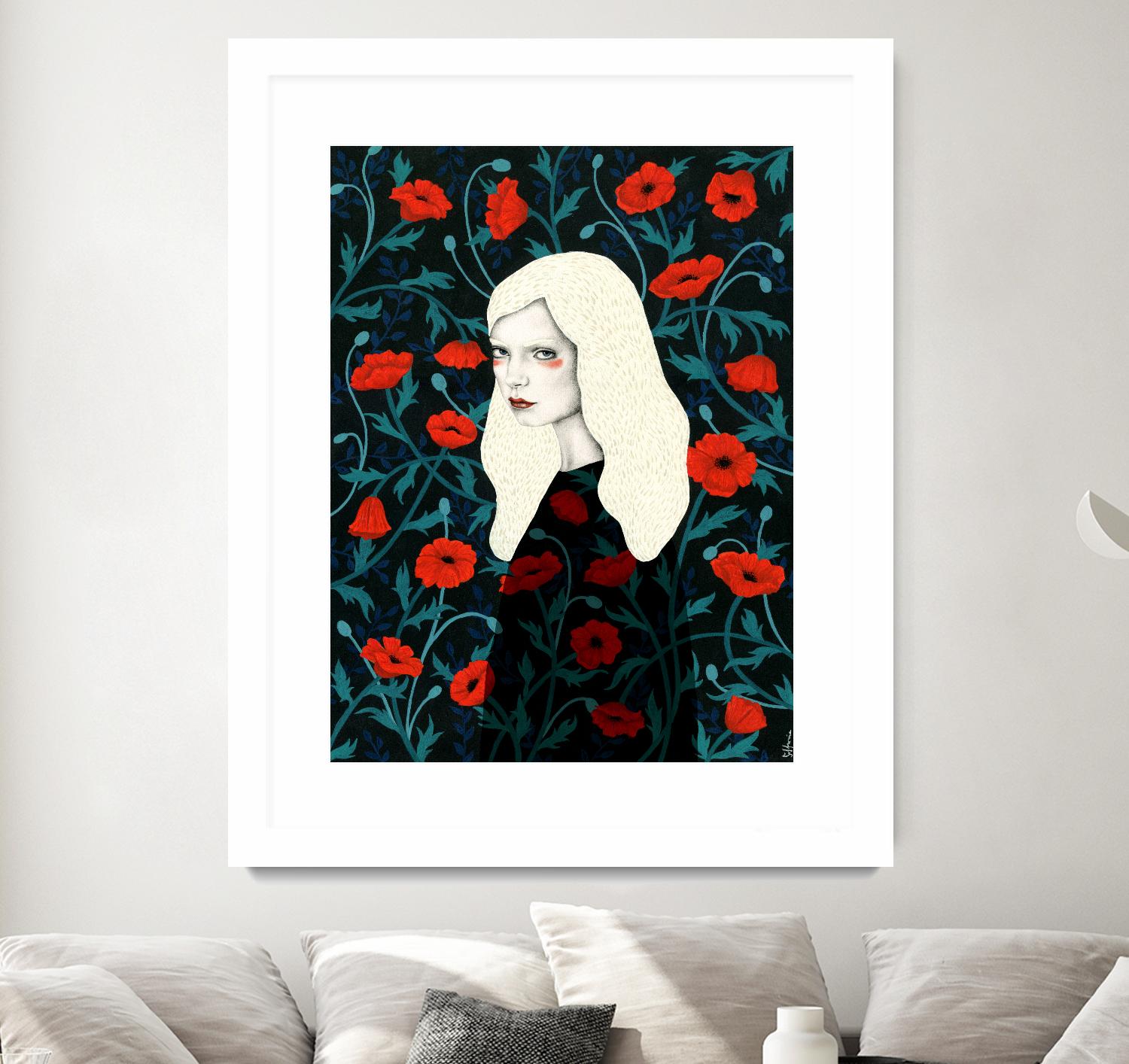 Poppy by Sofia Bonati on GIANT ART - red men and women