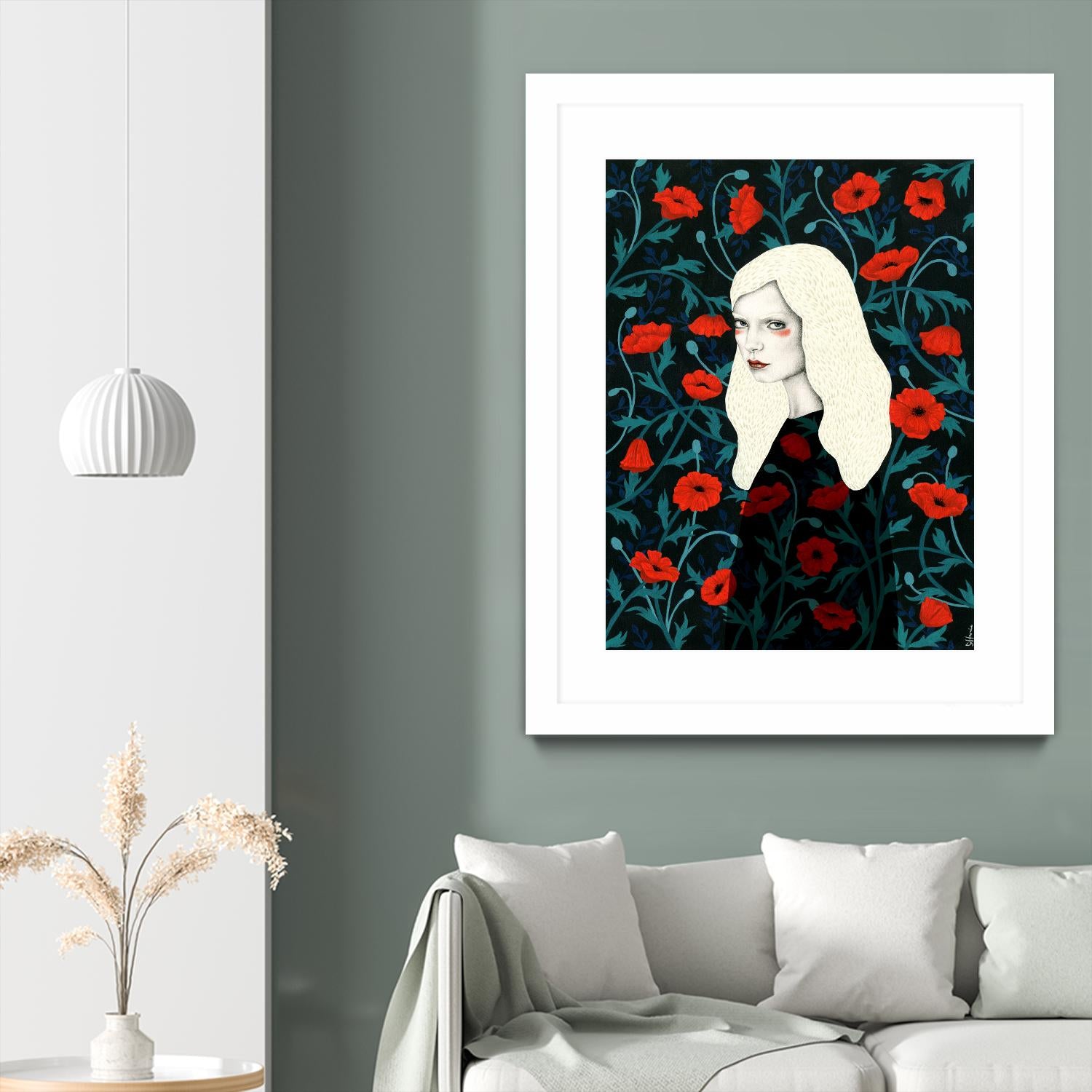 Poppy by Sofia Bonati on GIANT ART - red men and women