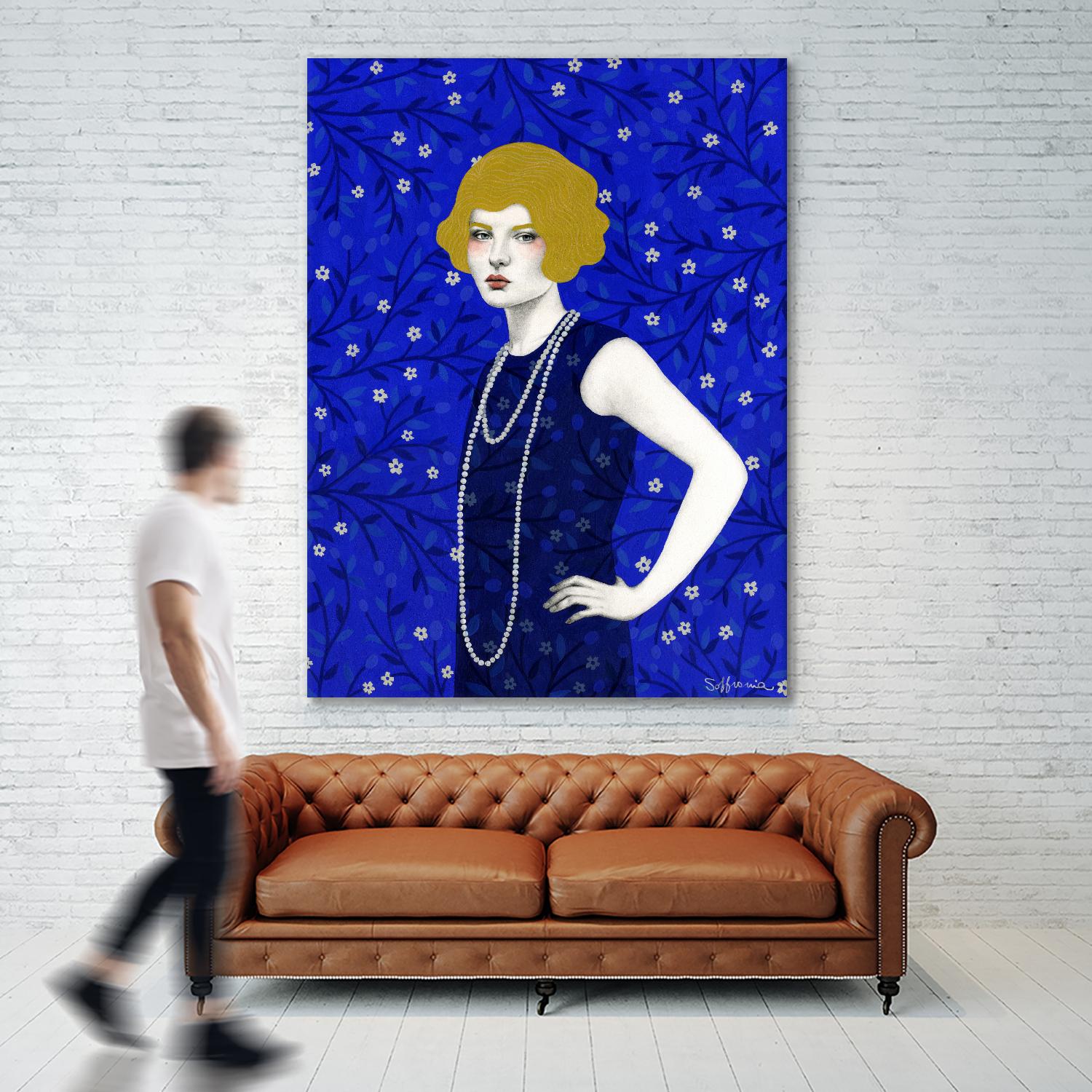 Zelda by Sofia Bonati on GIANT ART - yellow men and women