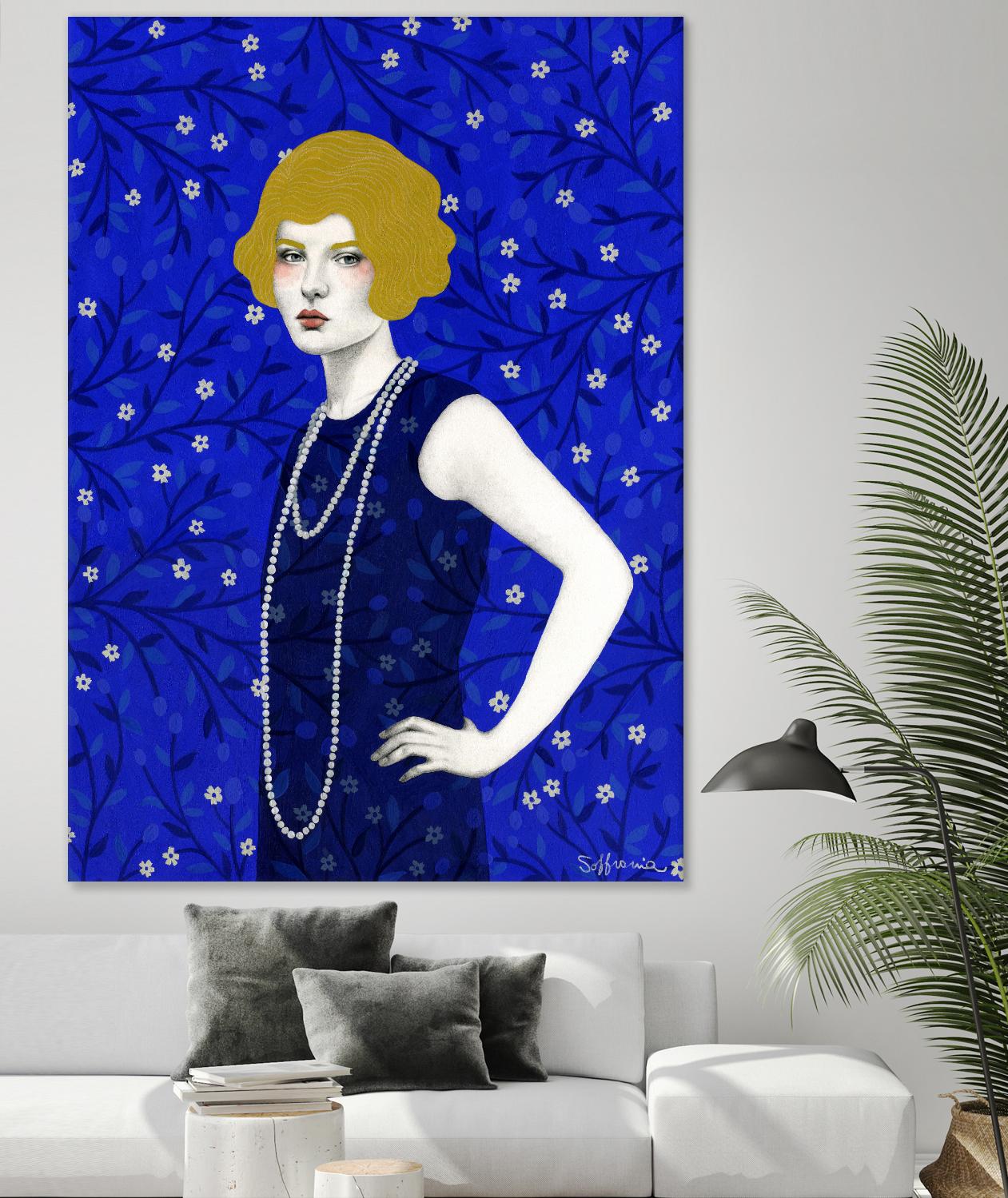 Zelda by Sofia Bonati on GIANT ART - yellow men and women