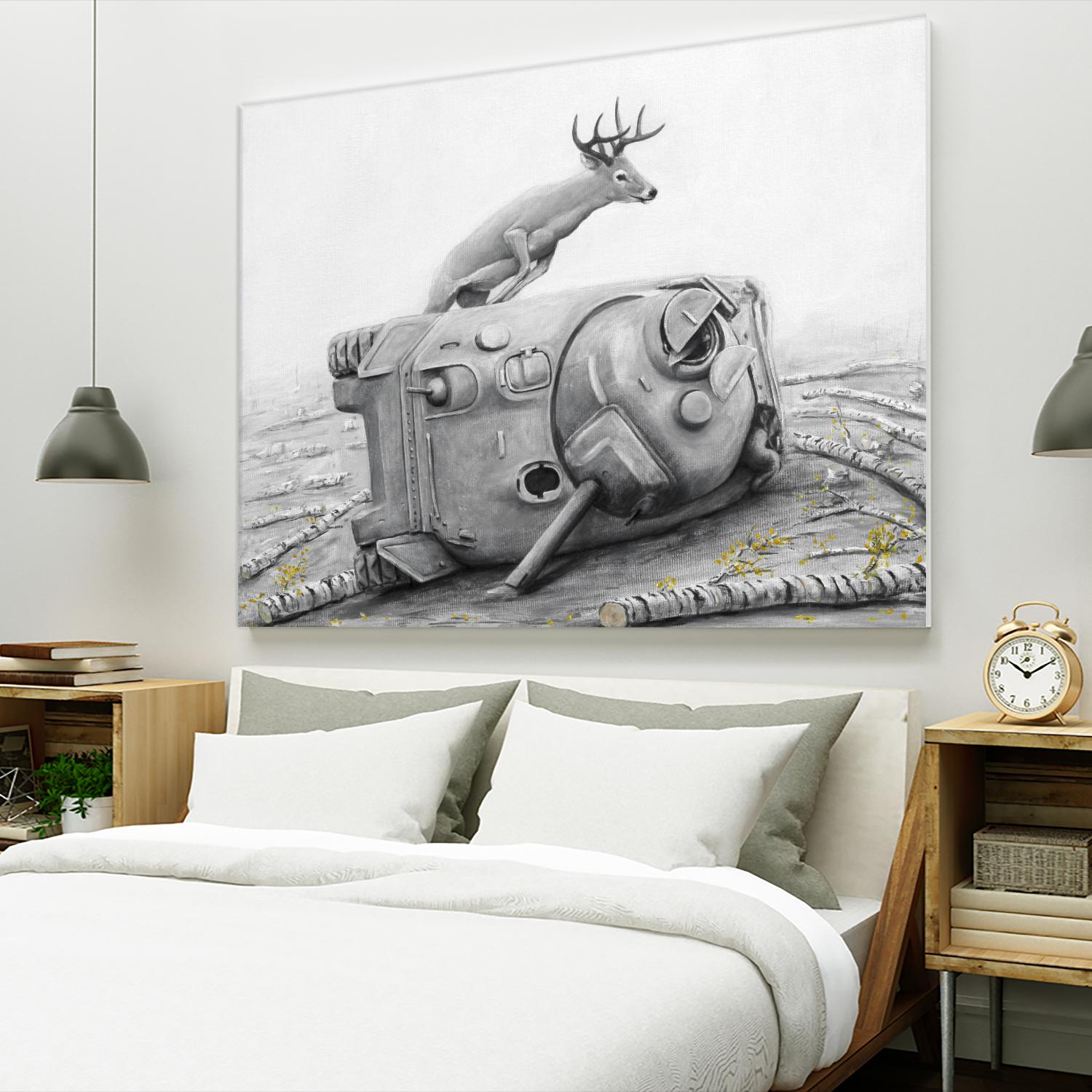 Artaud Deer by Ruben Carrasco on GIANT ART - black animals