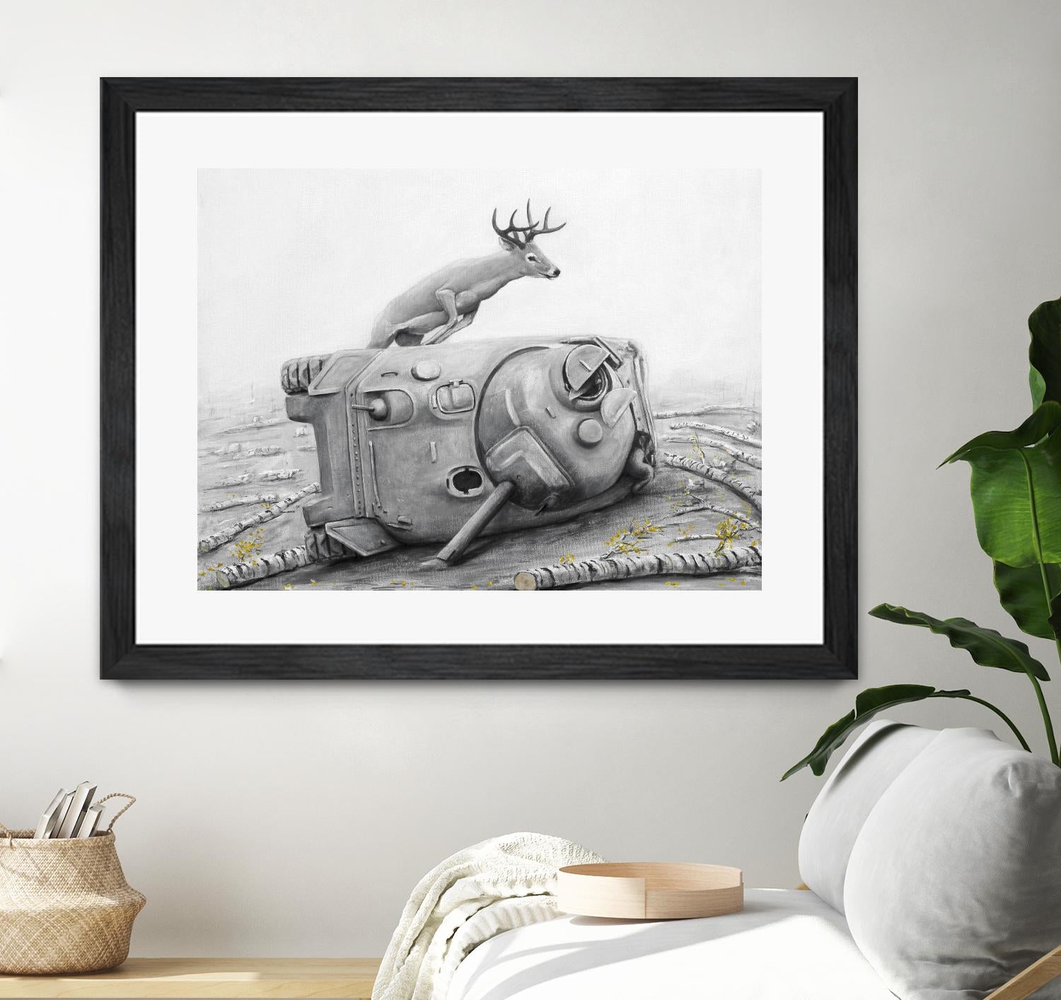 Artaud Deer by Ruben Carrasco on GIANT ART - black animals