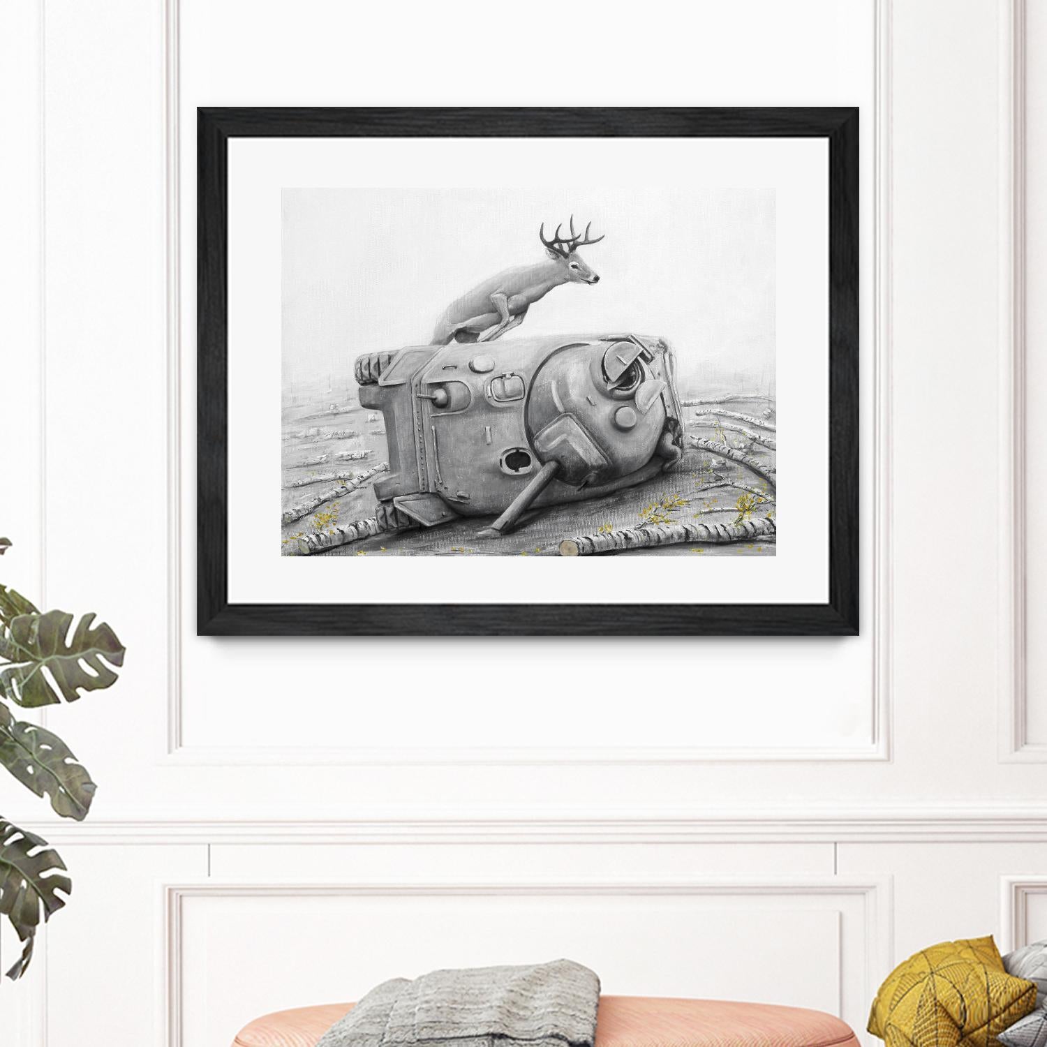 Artaud Deer by Ruben Carrasco on GIANT ART - black animals