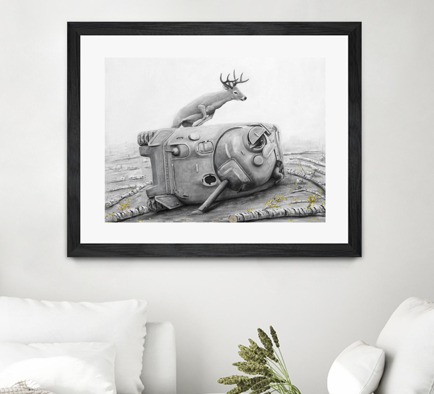 Artaud Deer by Ruben Carrasco on GIANT ART - black animals