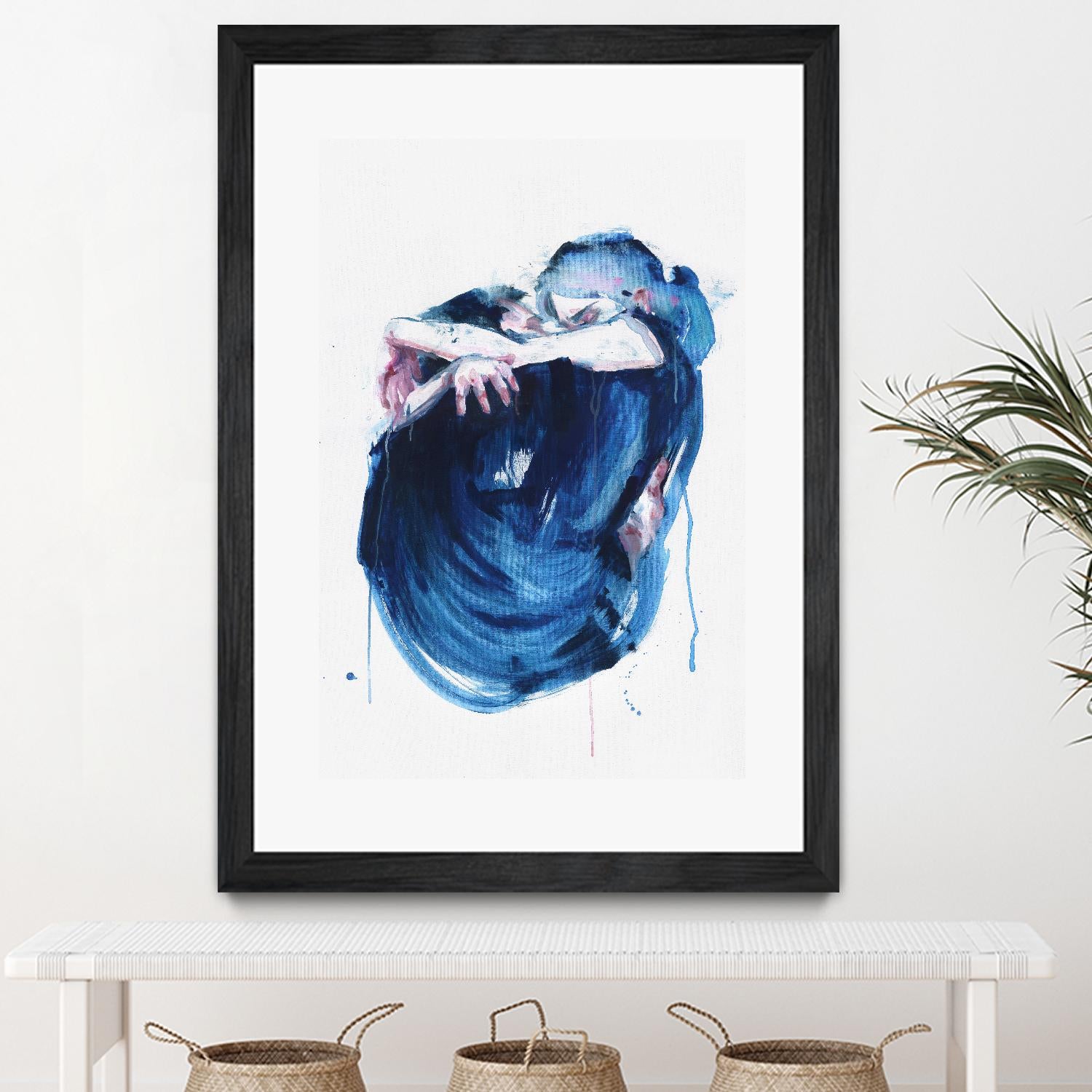 The Noise of the Sea by Agnes Cecile on GIANT ART - blue abstract