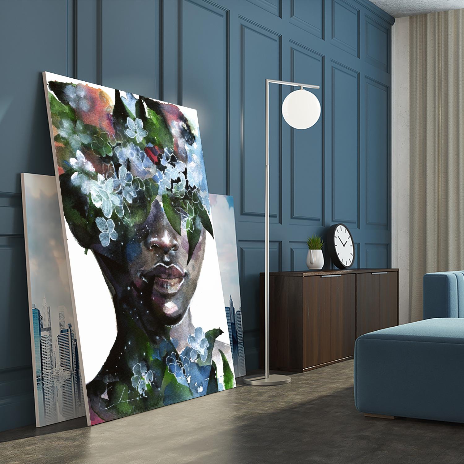 Garden II by Agnes Cecile on GIANT ART - green abstract