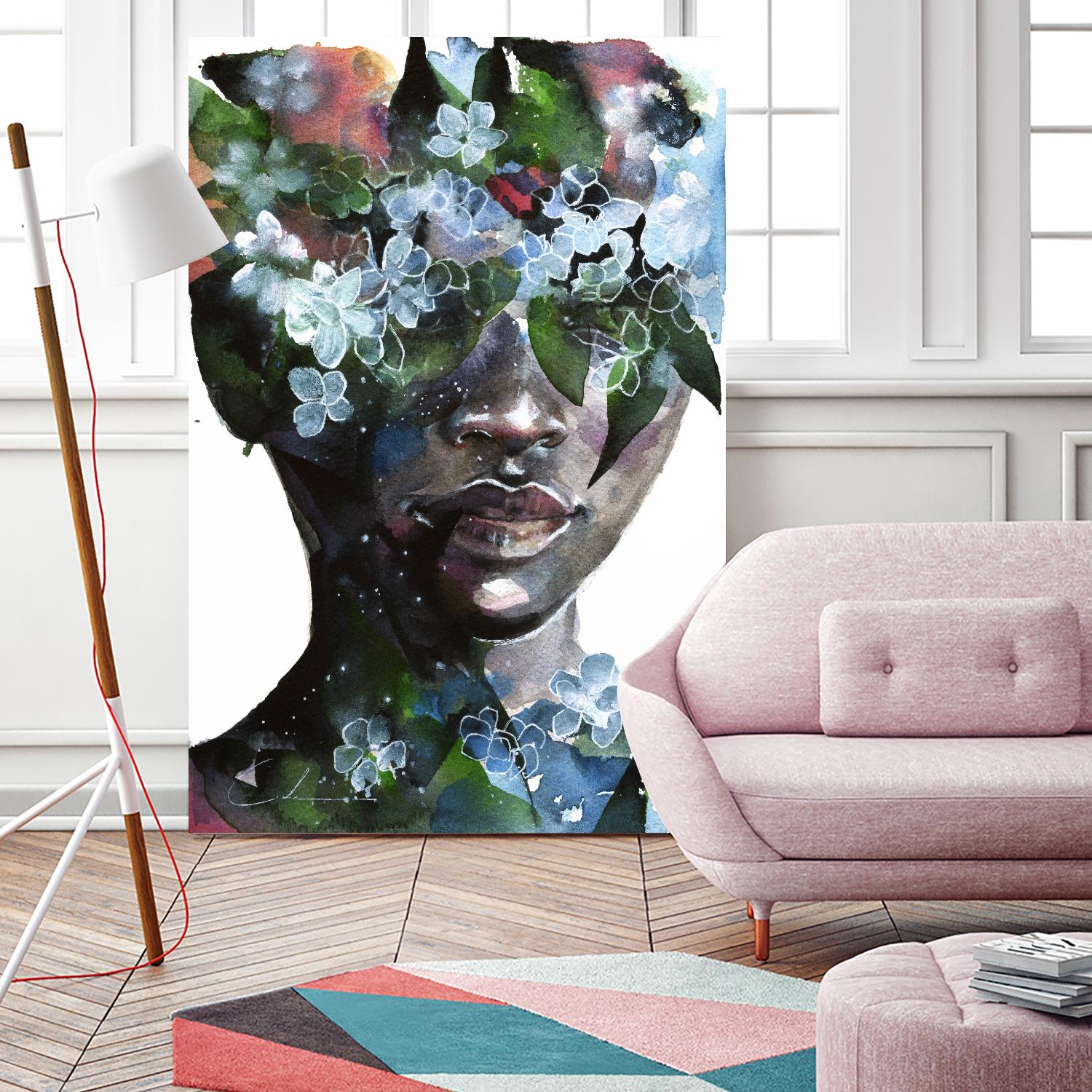 Garden II by Agnes Cecile on GIANT ART - green abstract