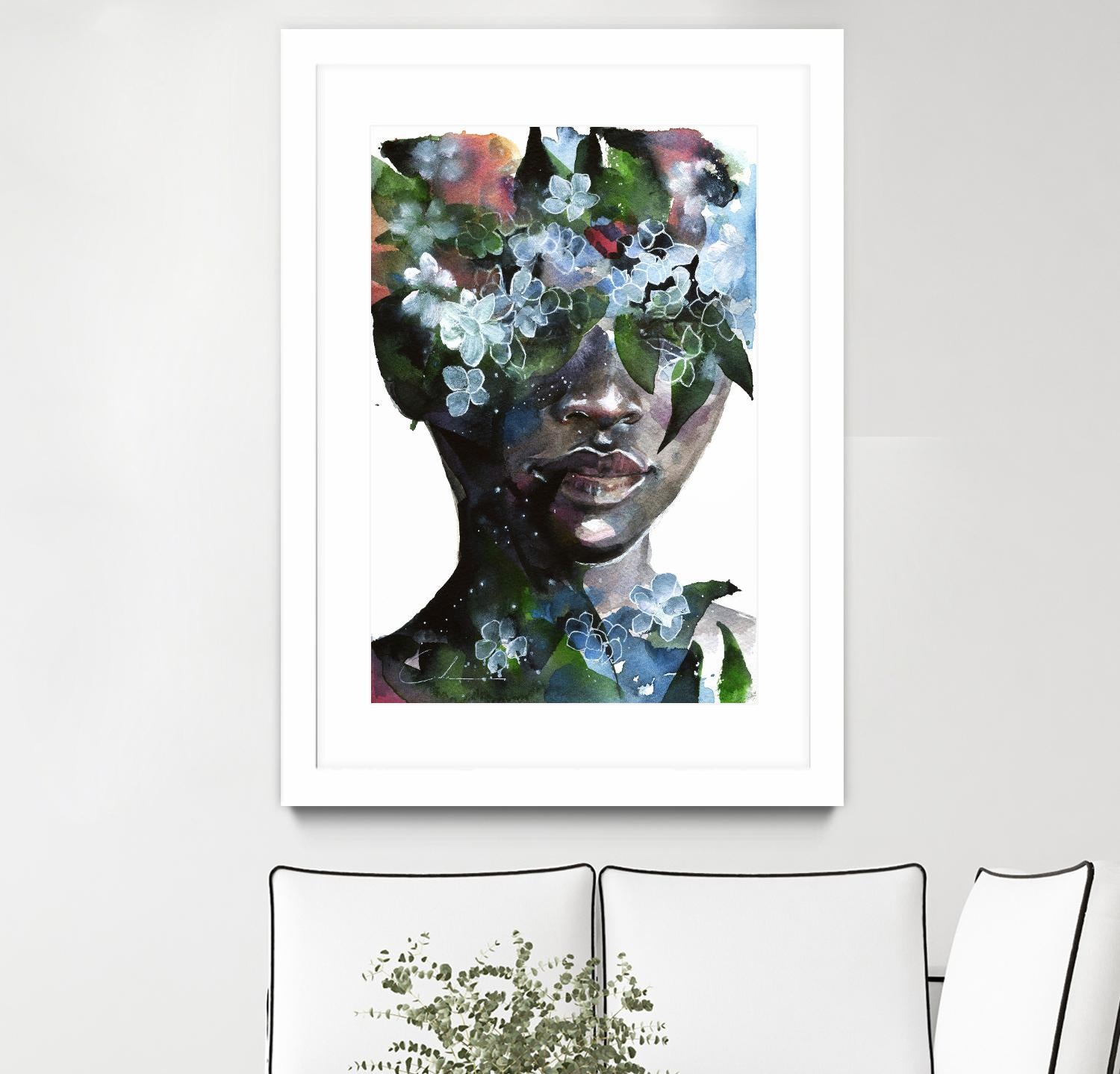 Garden II by Agnes Cecile on GIANT ART - green abstract