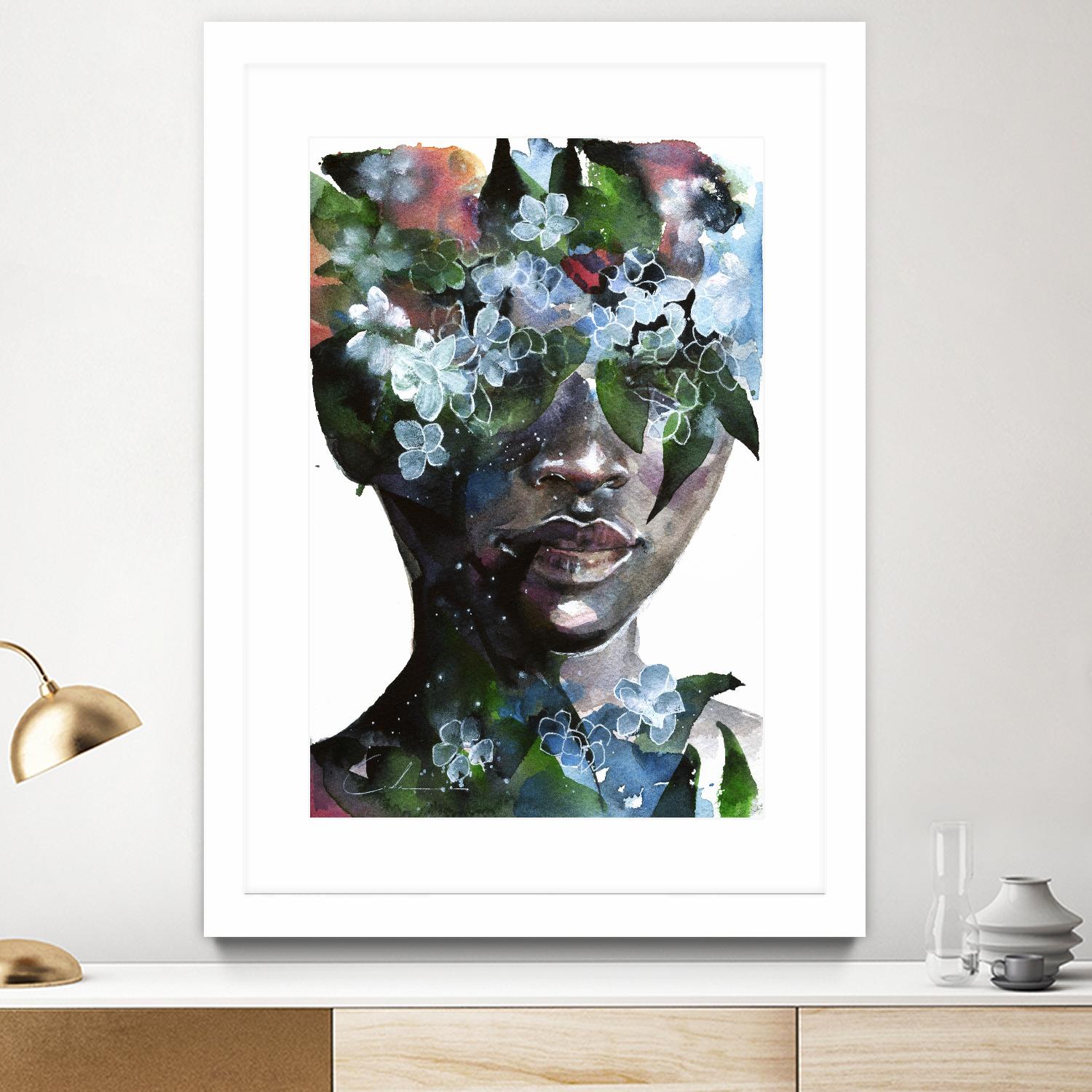 Garden II by Agnes Cecile on GIANT ART - green abstract