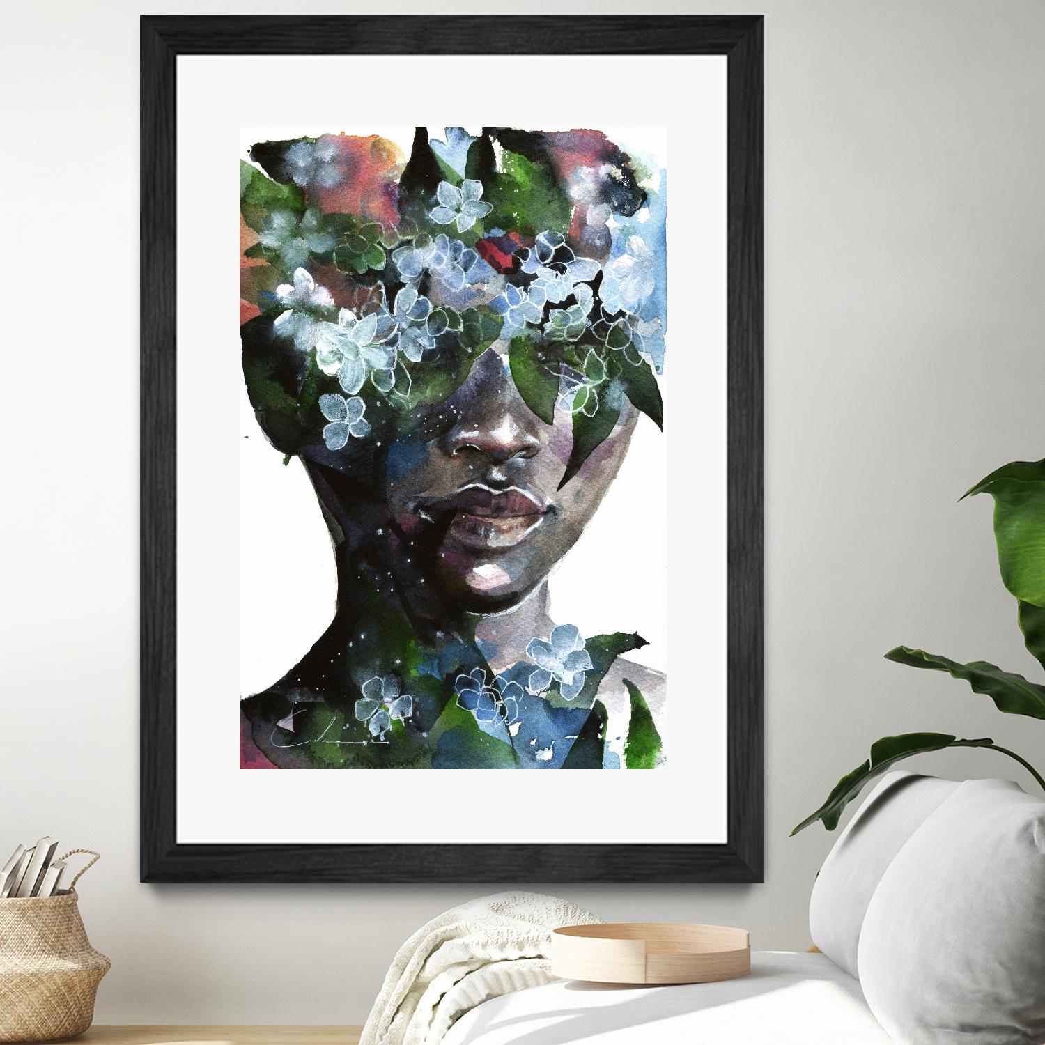 Garden II by Agnes Cecile on GIANT ART - green abstract