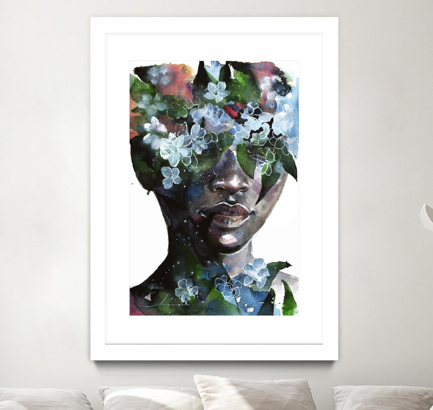 Garden II by Agnes Cecile on GIANT ART - green abstract