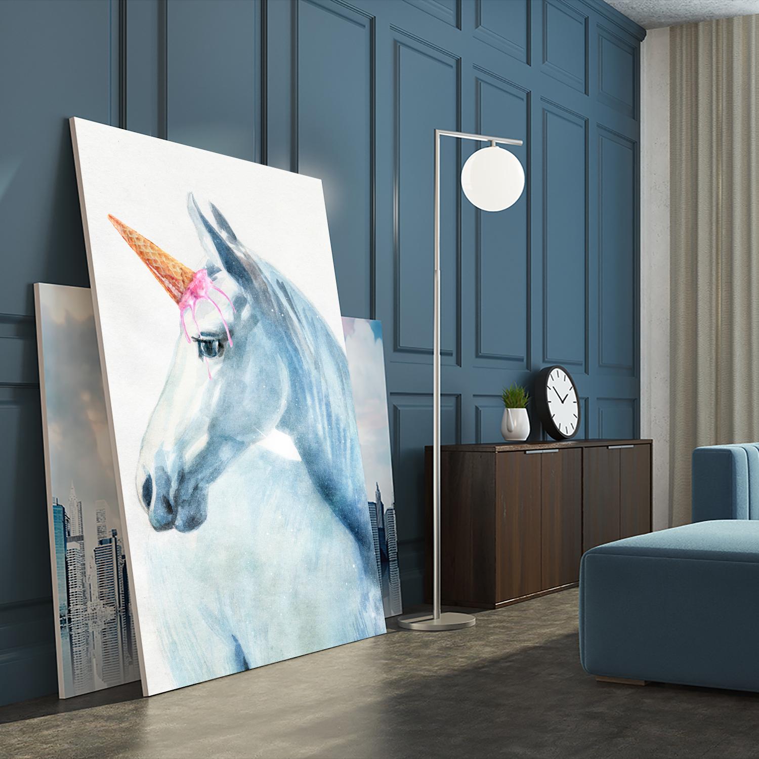 Unique Horn by Alex Cherry on GIANT ART - white animals