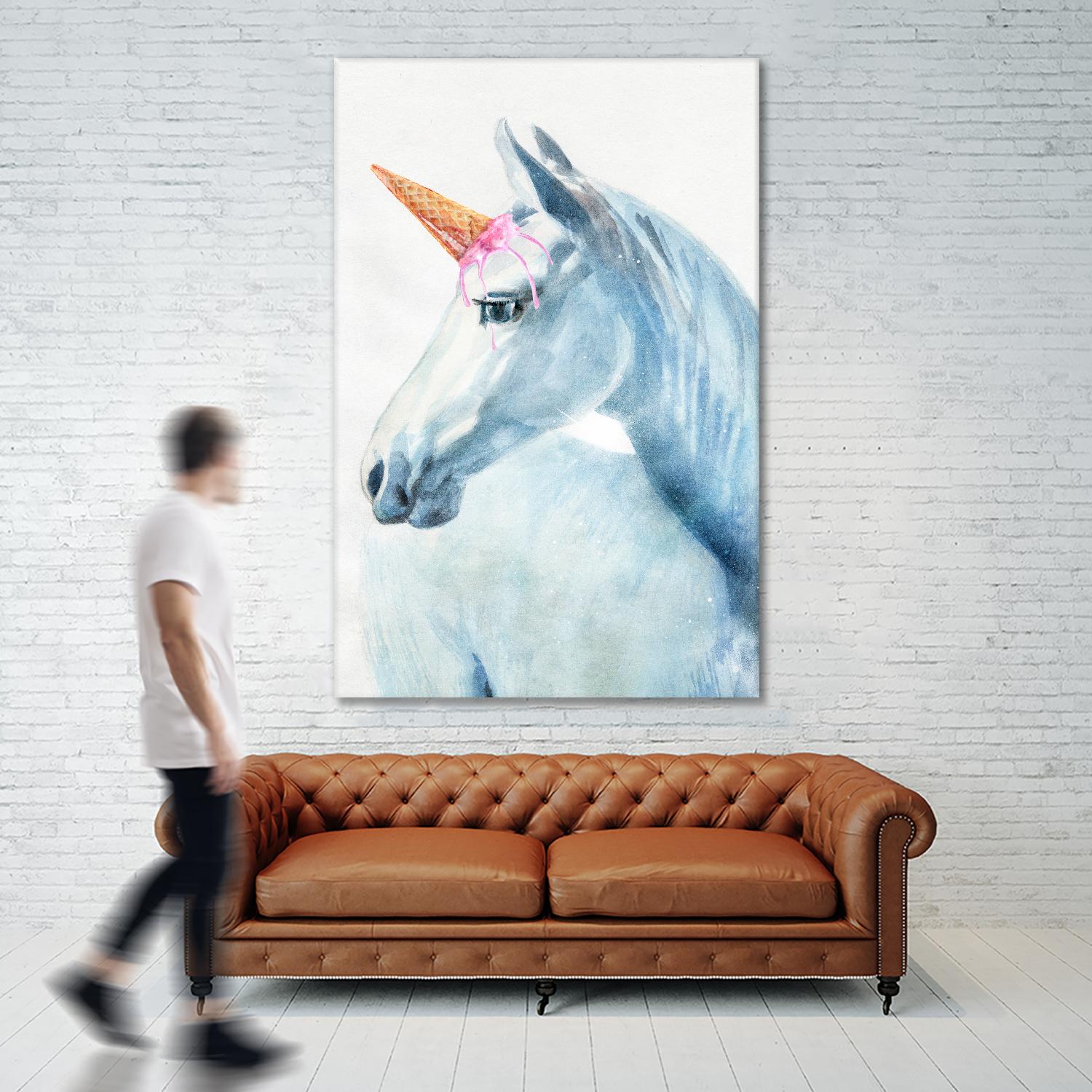 Unique Horn by Alex Cherry on GIANT ART - white animals