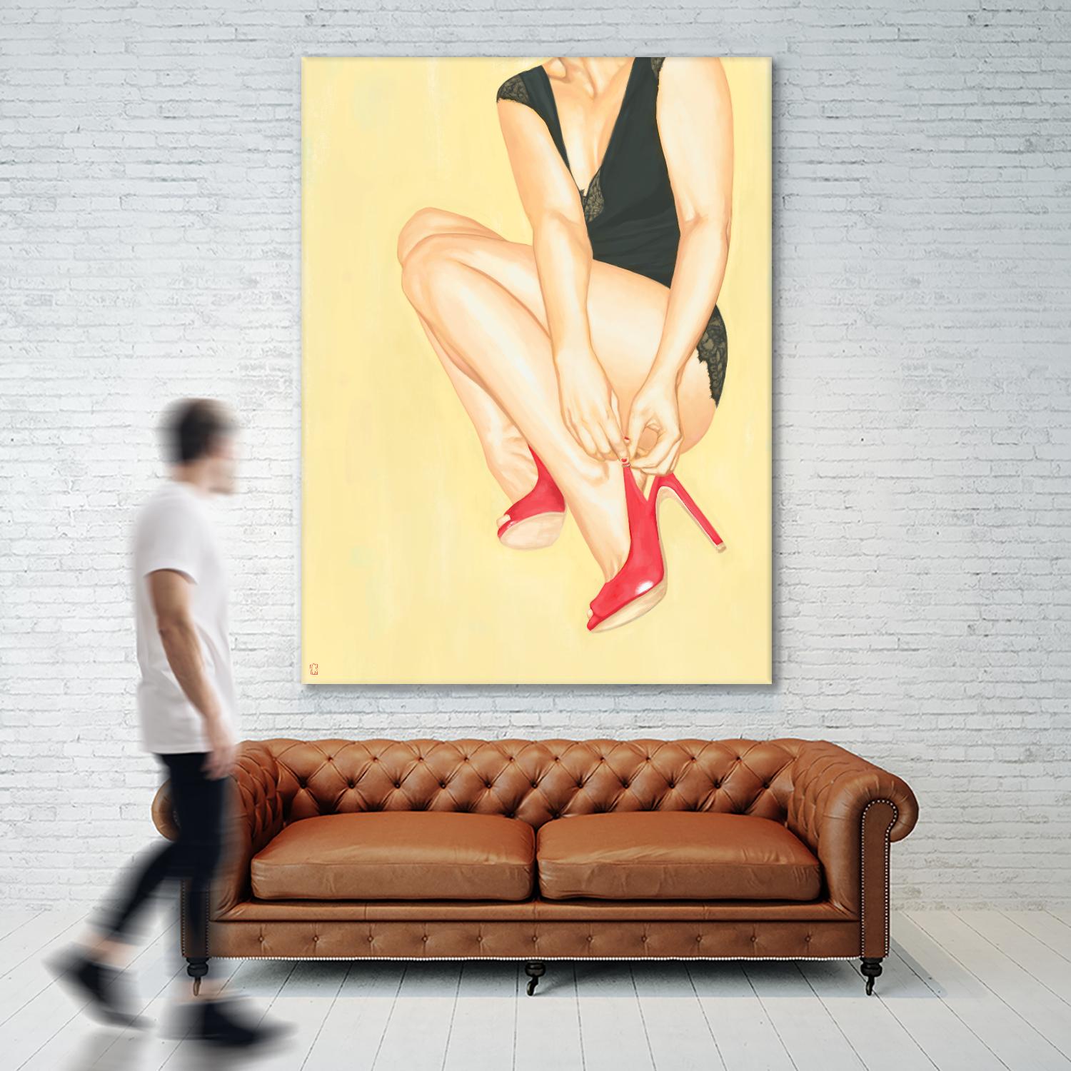 Dorothy by Alexander Grahovsky on GIANT ART - beige men and women