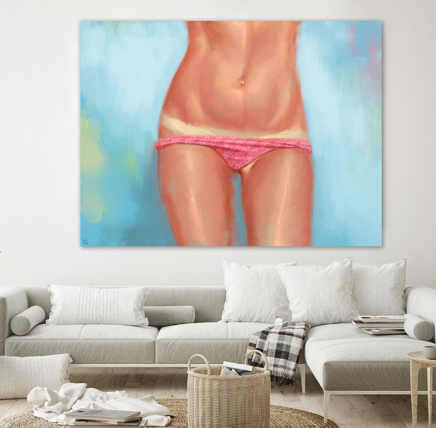 Tan Lines by Alexander Grahovsky on GIANT ART - beige men and women