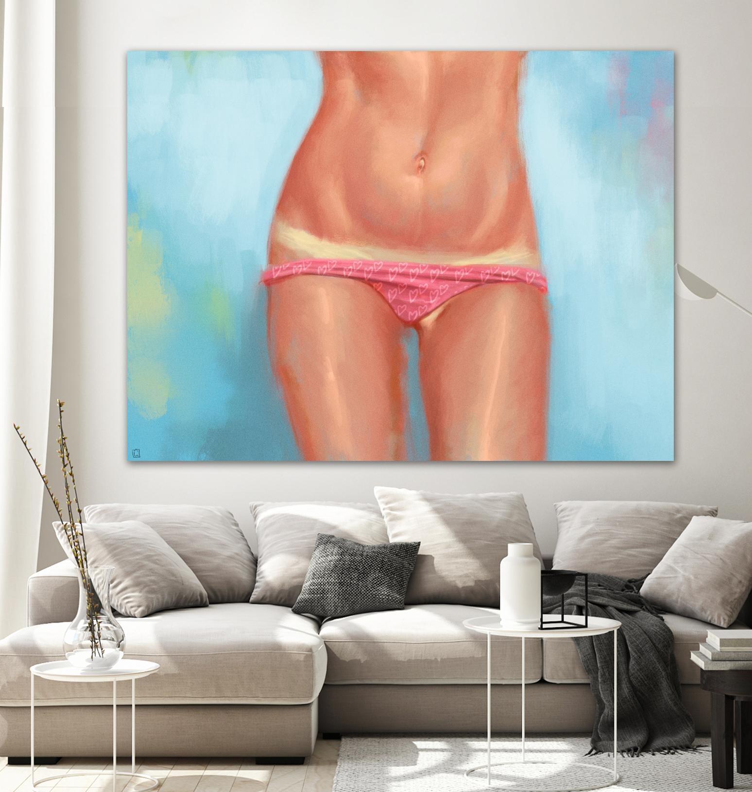 Tan Lines by Alexander Grahovsky on GIANT ART - beige men and women