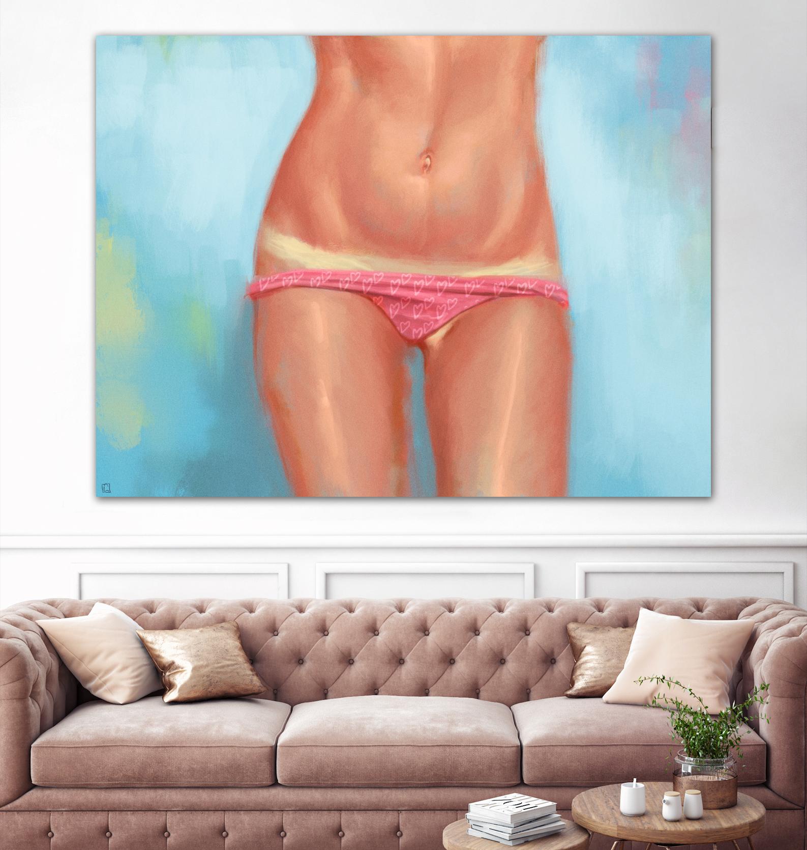 Tan Lines by Alexander Grahovsky on GIANT ART - beige men and women