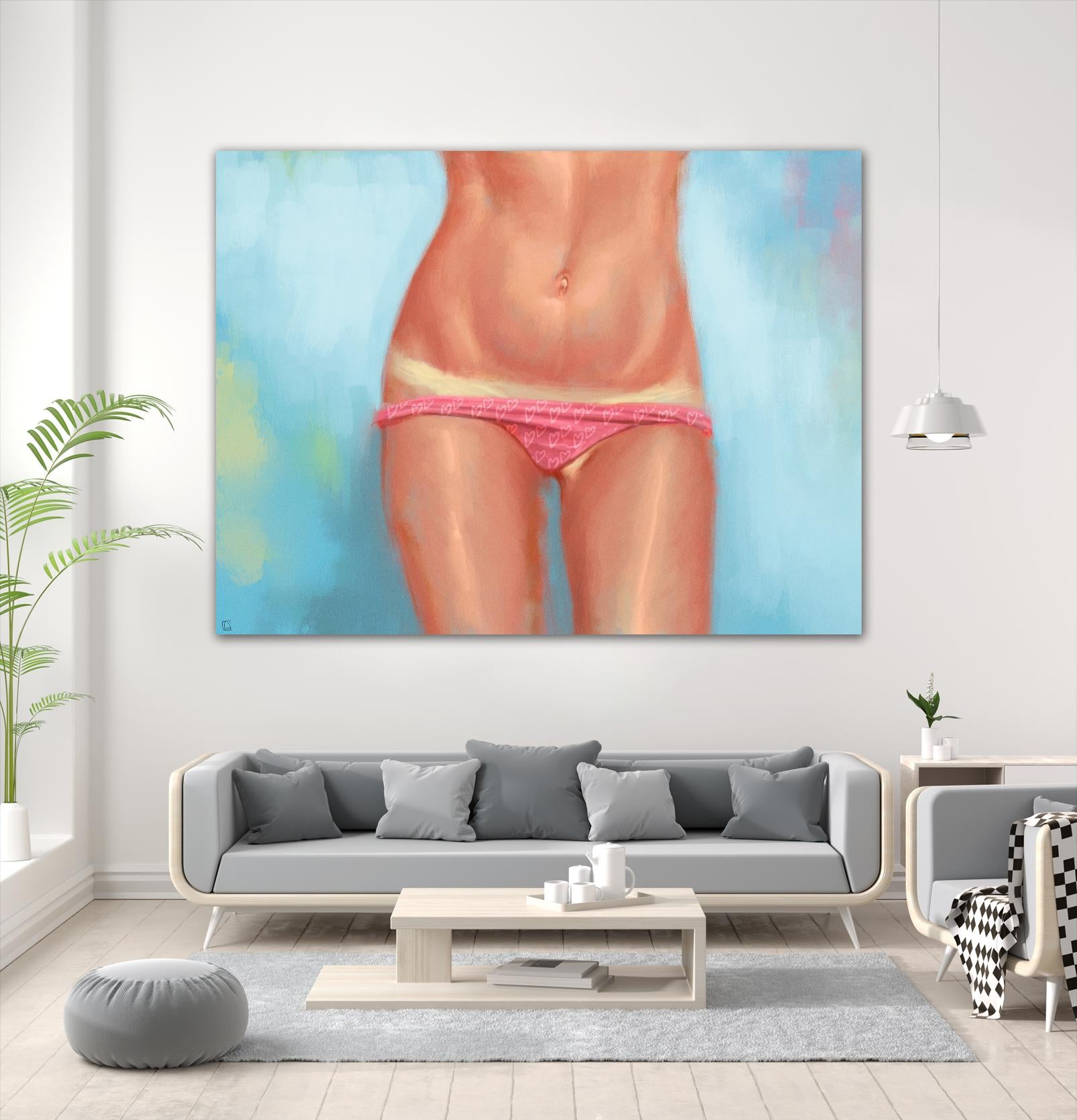 Tan Lines by Alexander Grahovsky on GIANT ART - beige men and women