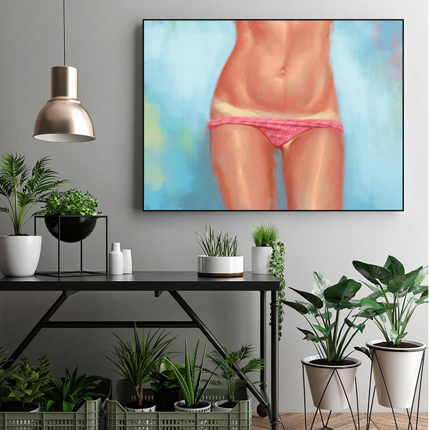 Tan Lines by Alexander Grahovsky on GIANT ART - beige men and women