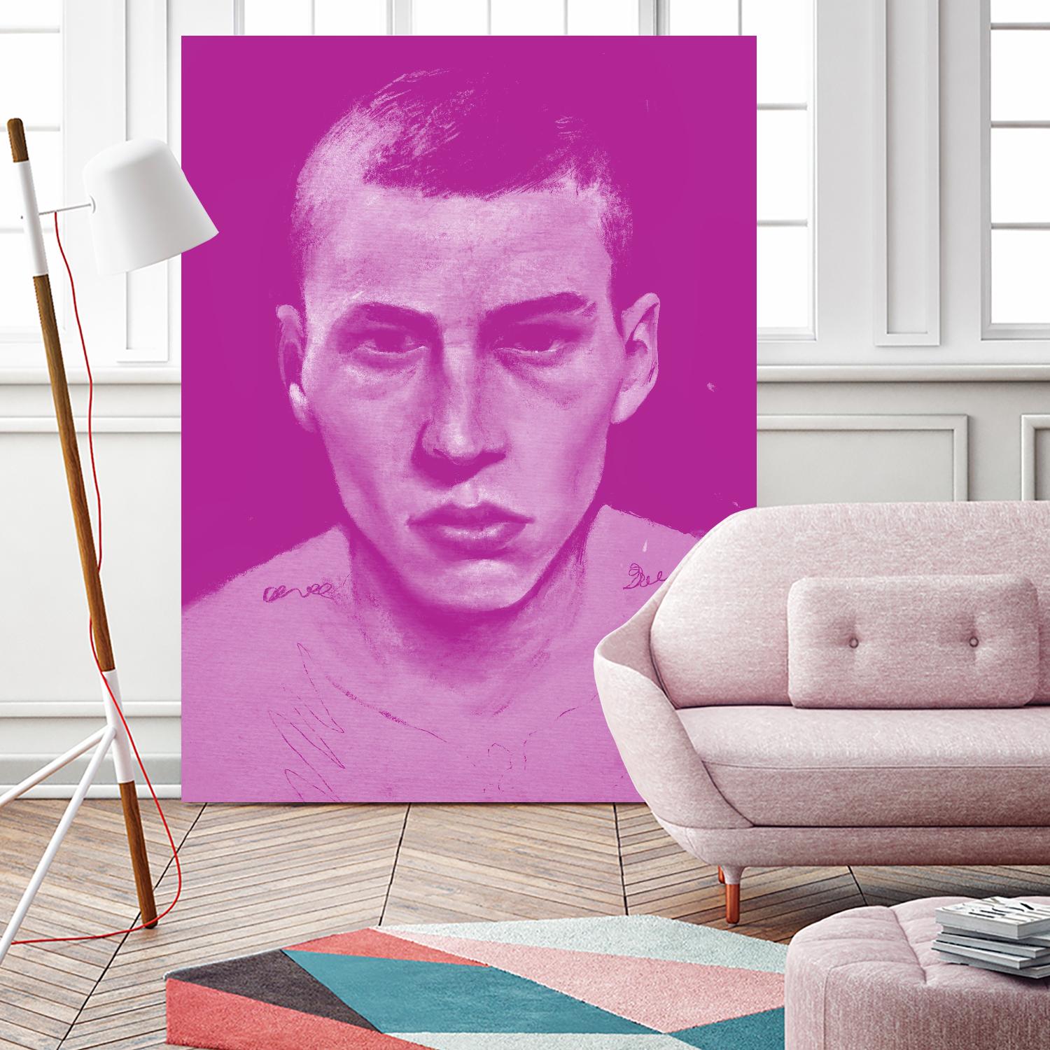 Cherry Scent by Arassay Hilario on GIANT ART - pink digital person