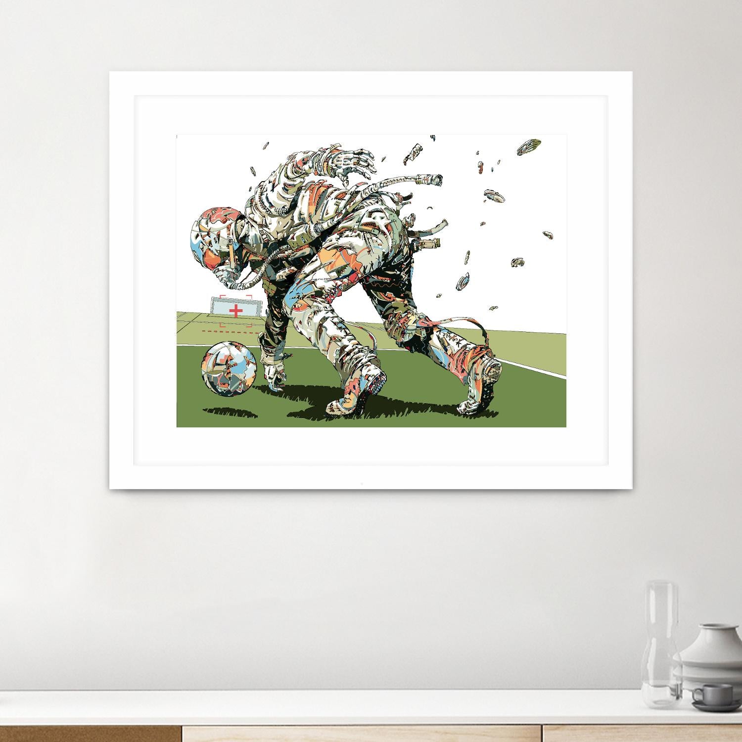 Dog Fights OCC by HR-FM on GIANT ART - white contemporary