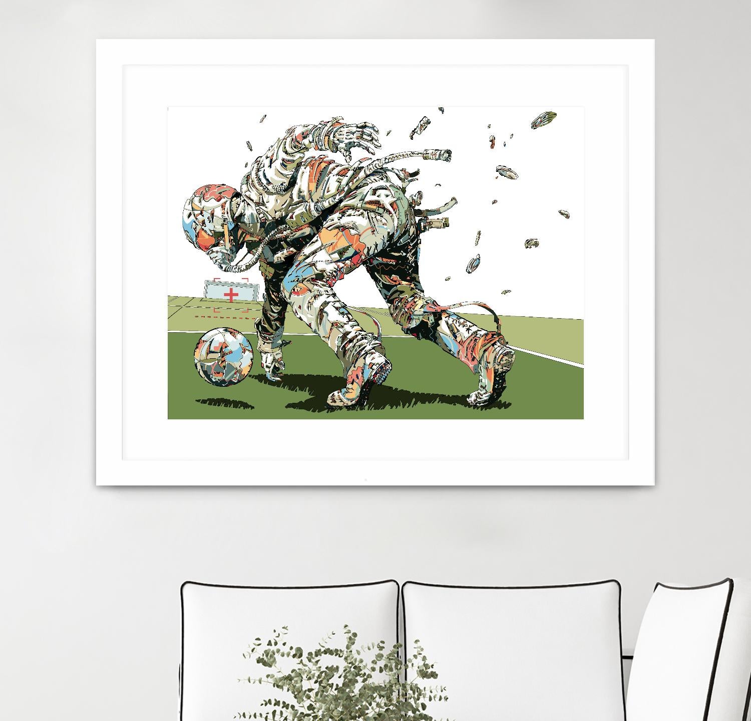 Dog Fights OCC by HR-FM on GIANT ART - white contemporary