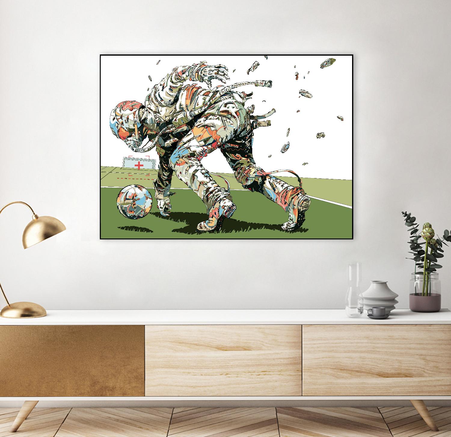 Dog Fights OCC by HR-FM on GIANT ART - white contemporary