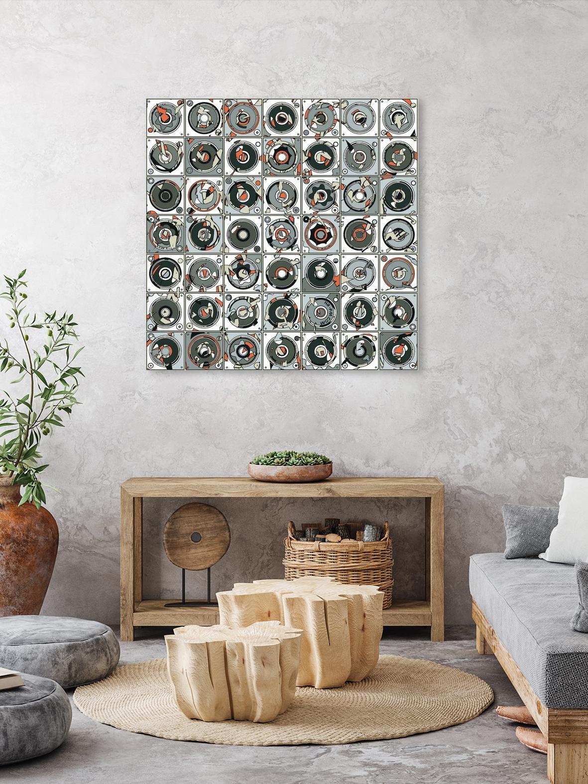 Stereogram by HR-FM on GIANT ART - orange contemporary