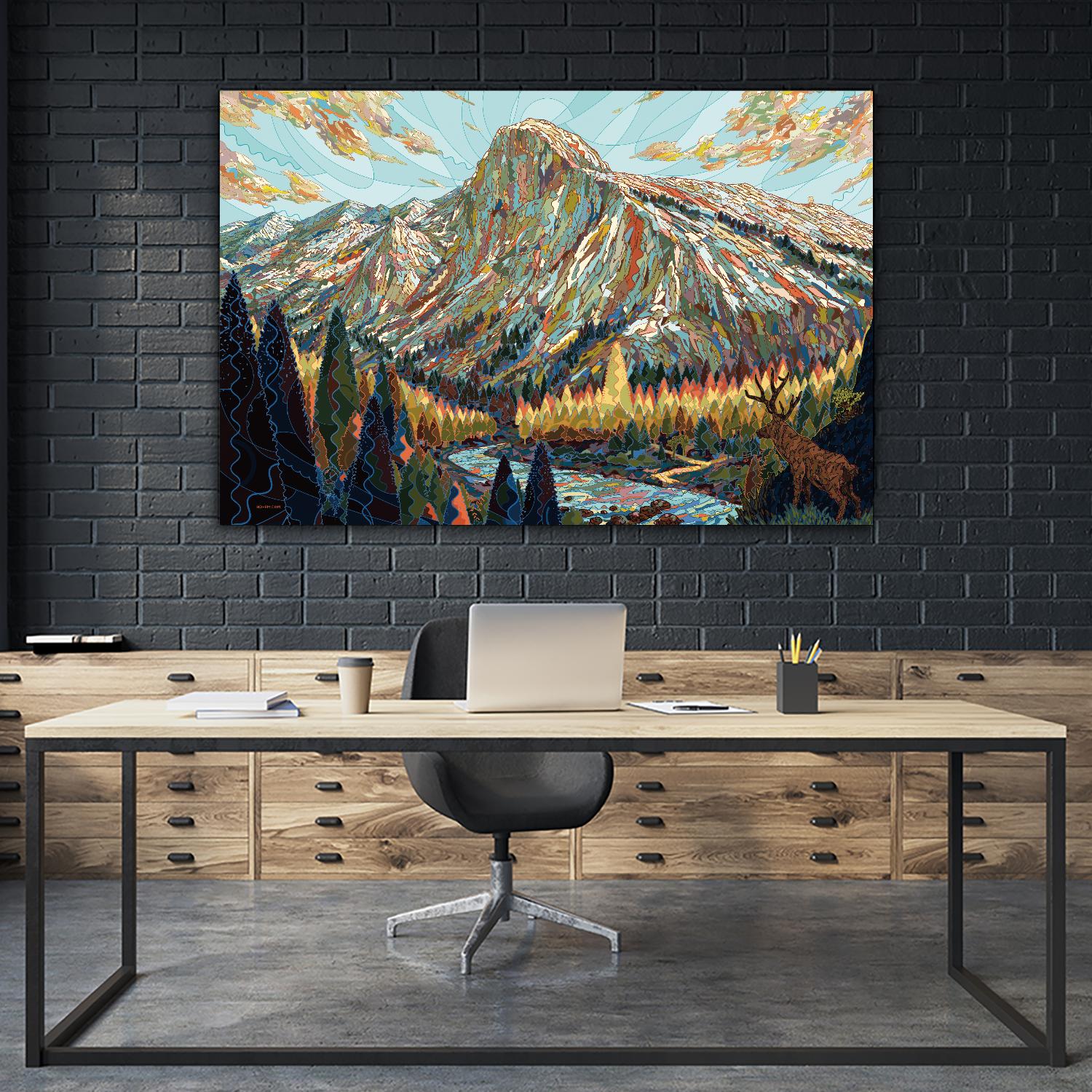 Technicolor by HR-FM on GIANT ART - black contemporary