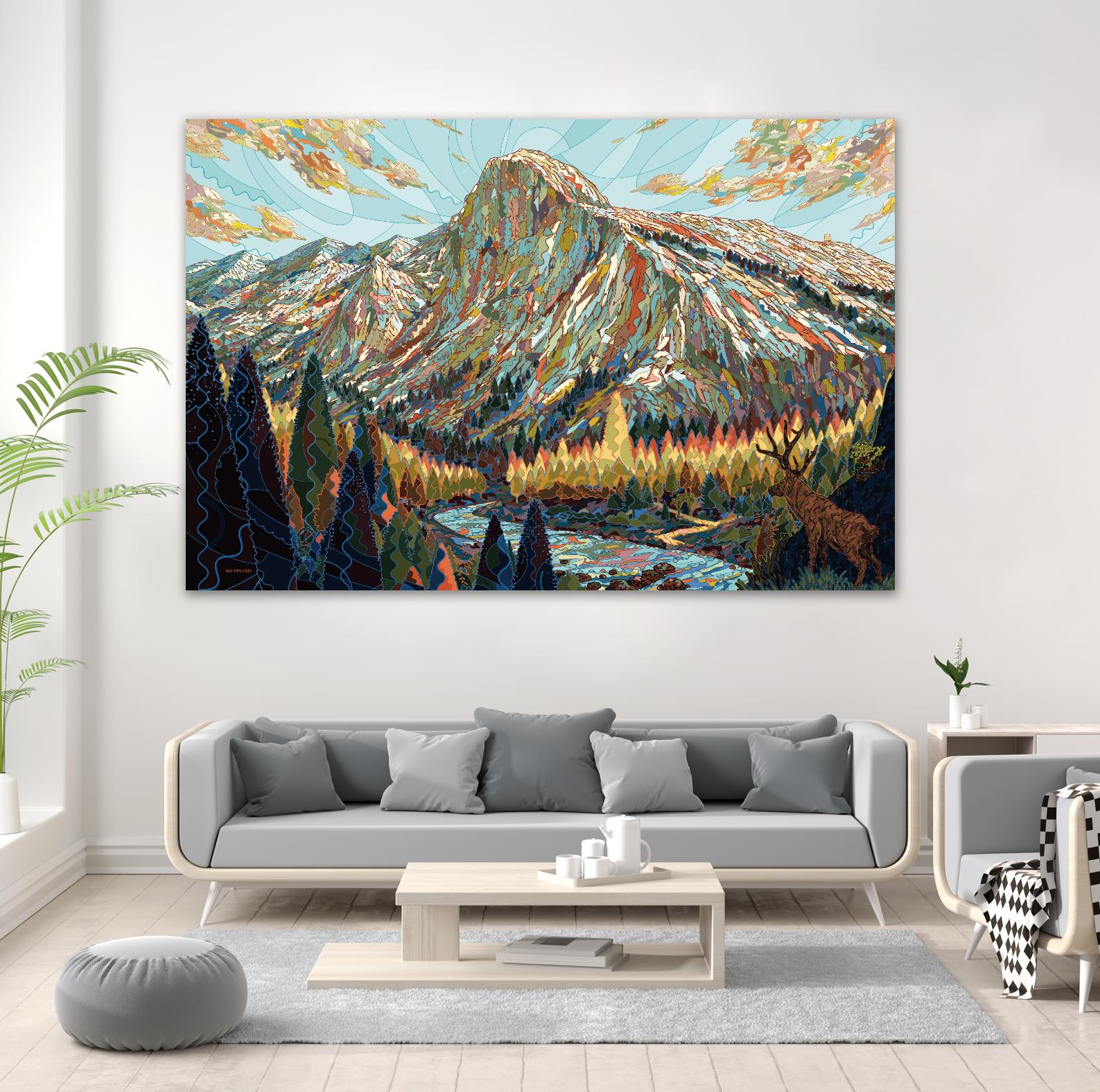 Technicolor by HR-FM on GIANT ART - black contemporary