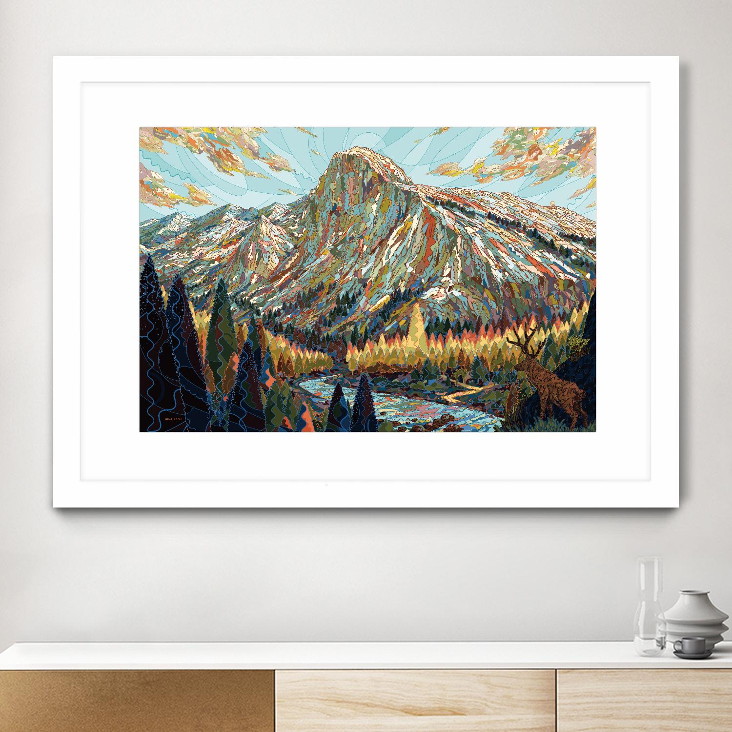 Technicolor by HR-FM on GIANT ART - black contemporary